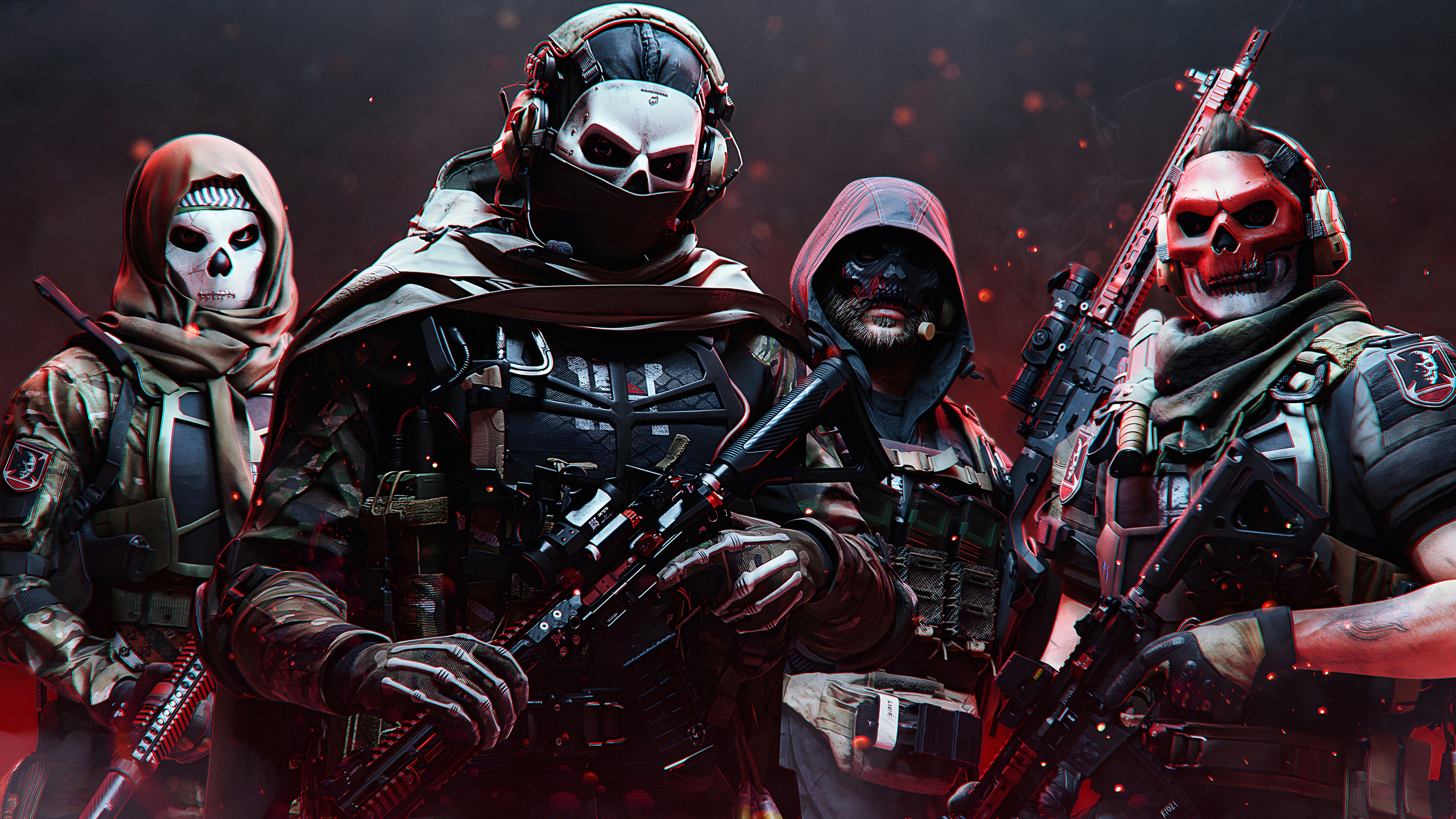 4K Call of Duty Modern Warfare II Characters HD Wallpaper