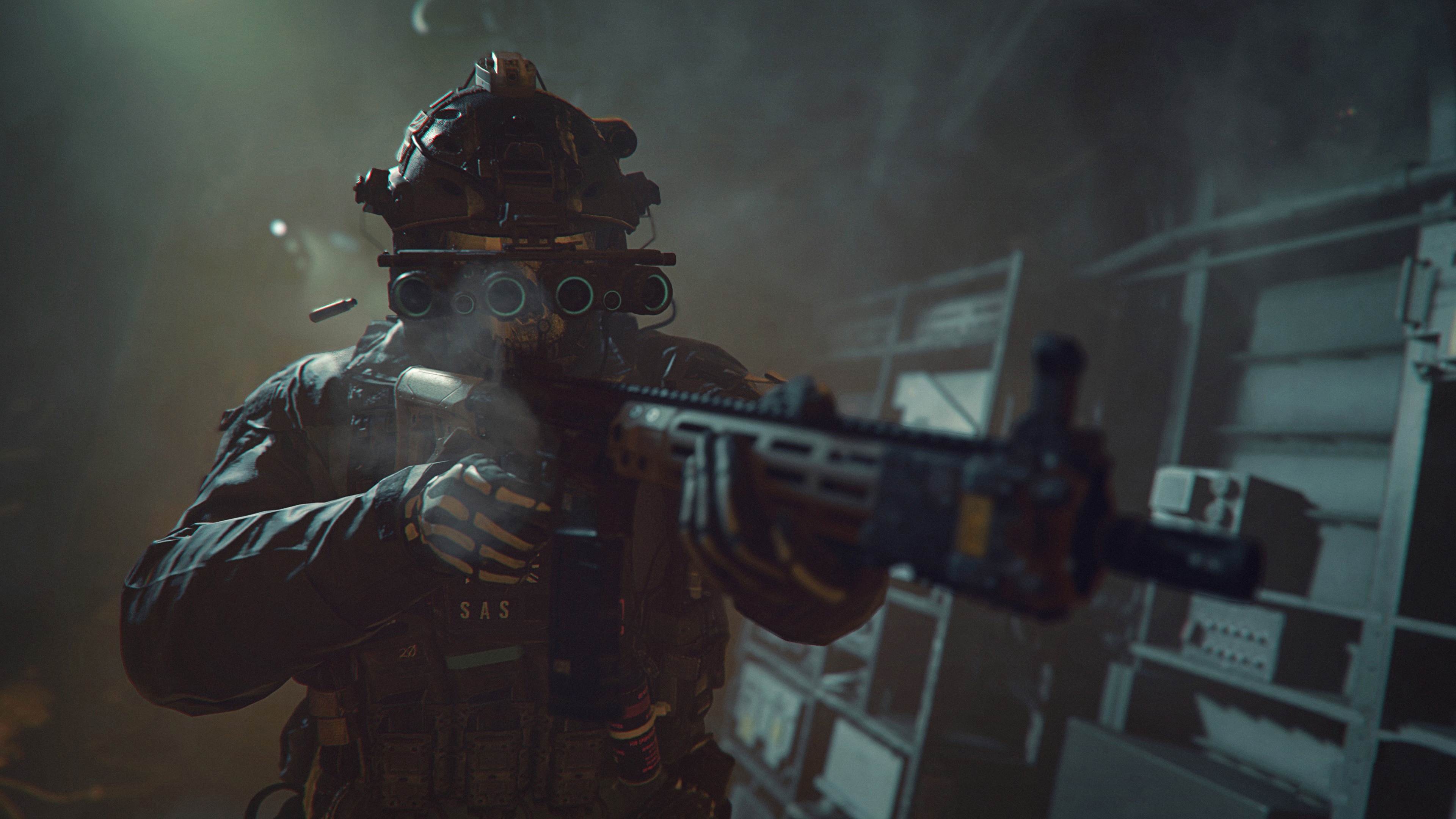 4K Call of Duty Modern Warfare II Soldier with Rifle HD Wallpaper