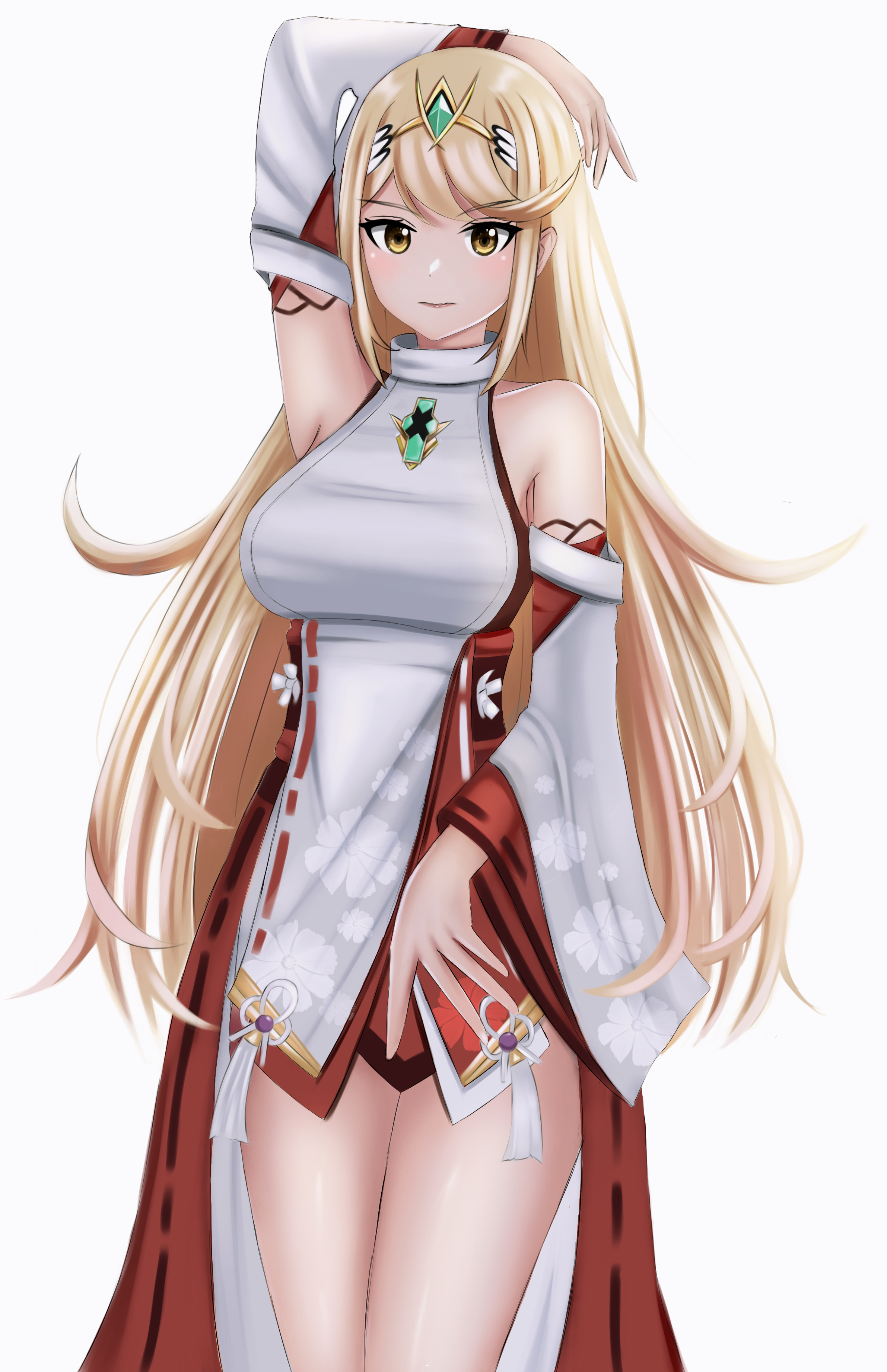 Hikari from Xenoblade Chronicles 2 fan art HD Phone Wallpaper
