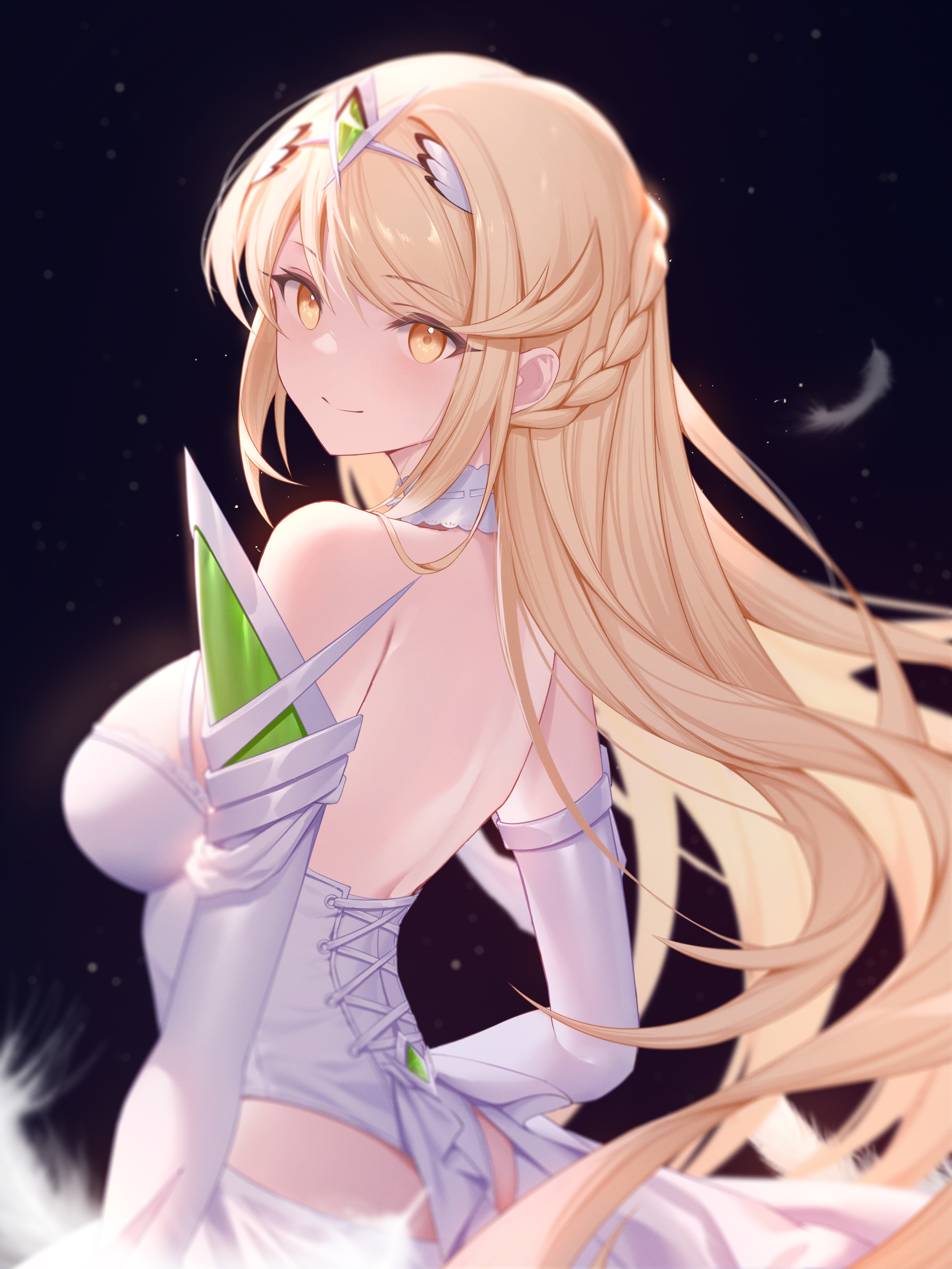 Hikari from Xenoblade Chronicles 2 fan art HD Phone Wallpaper