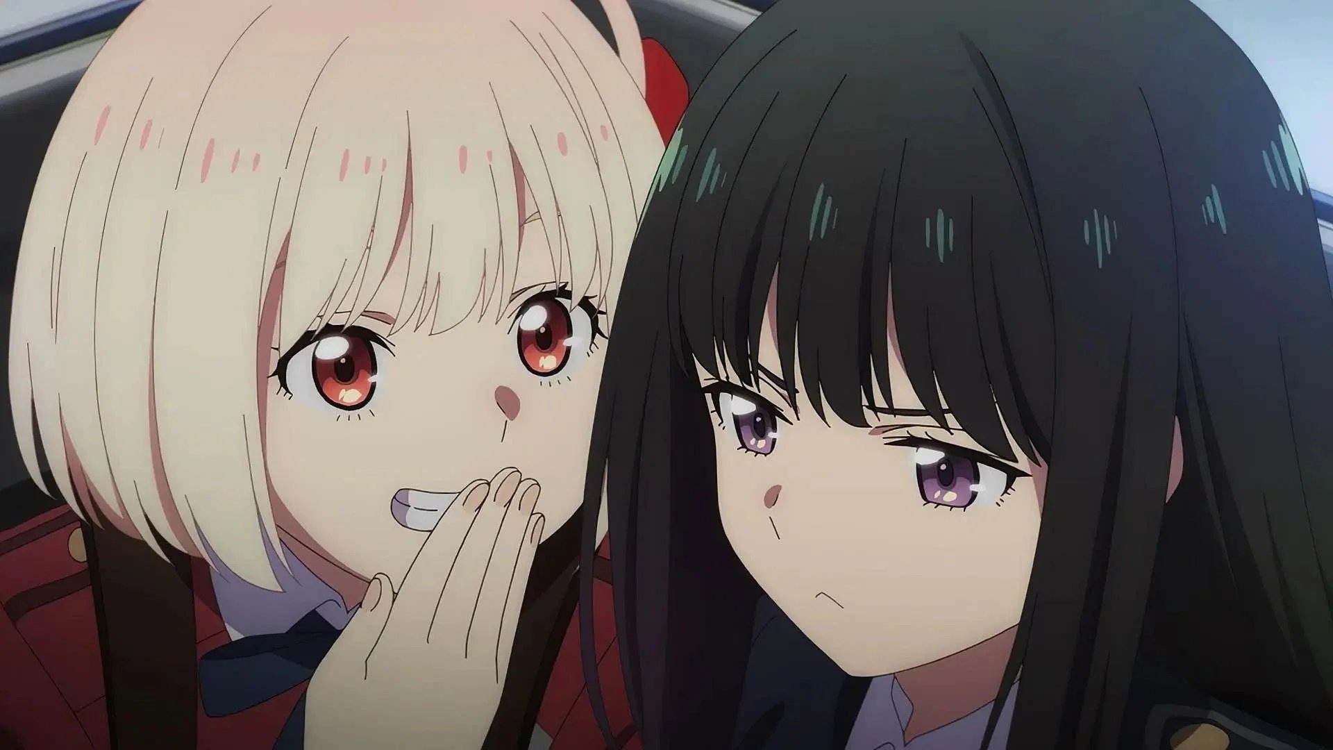 Nishikigi Chisato and Inoue Takina from Lycoris Recoil HD Wallpaper