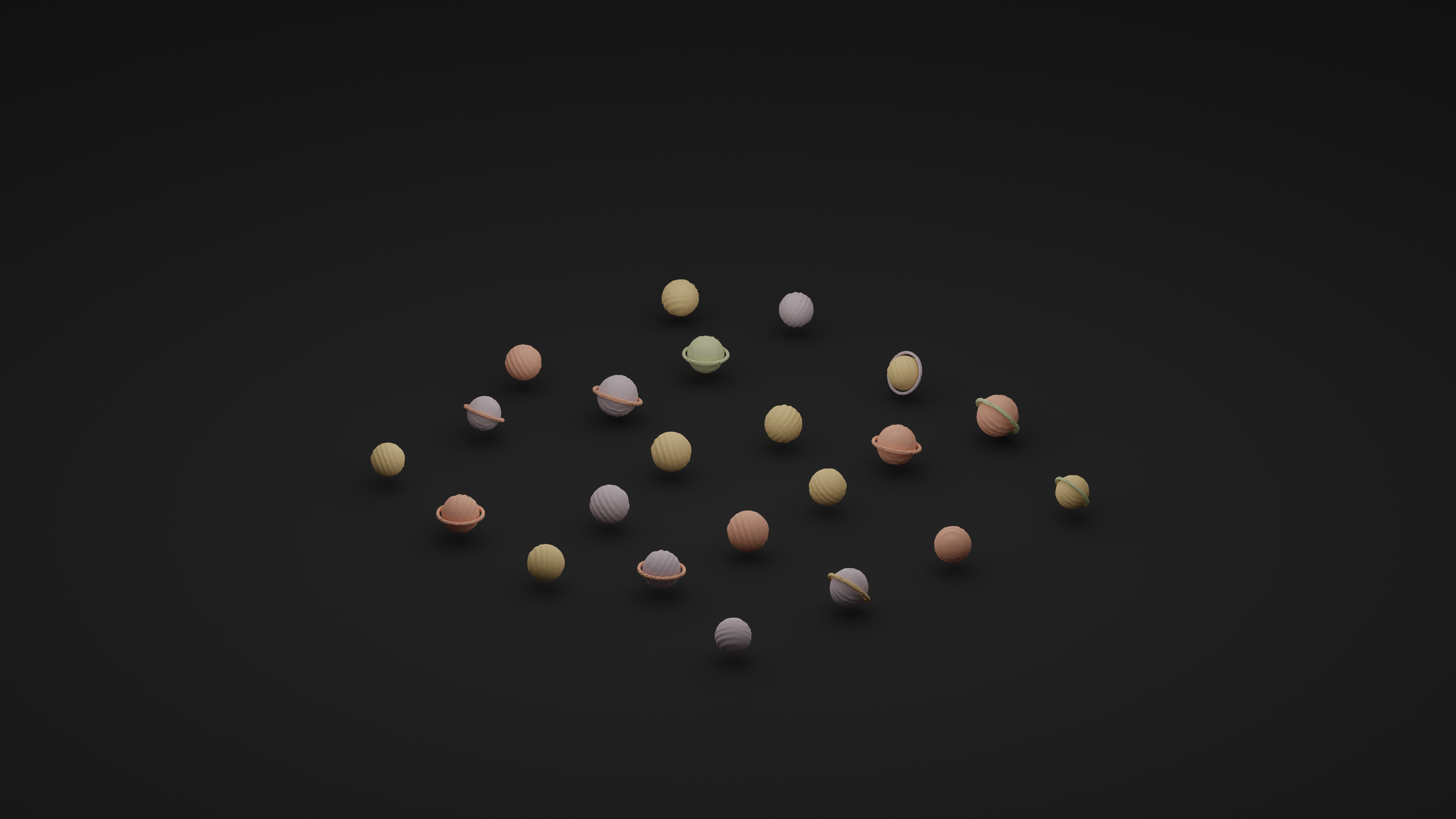 4K Blender Planet Geometry Nodes HD Wallpaper