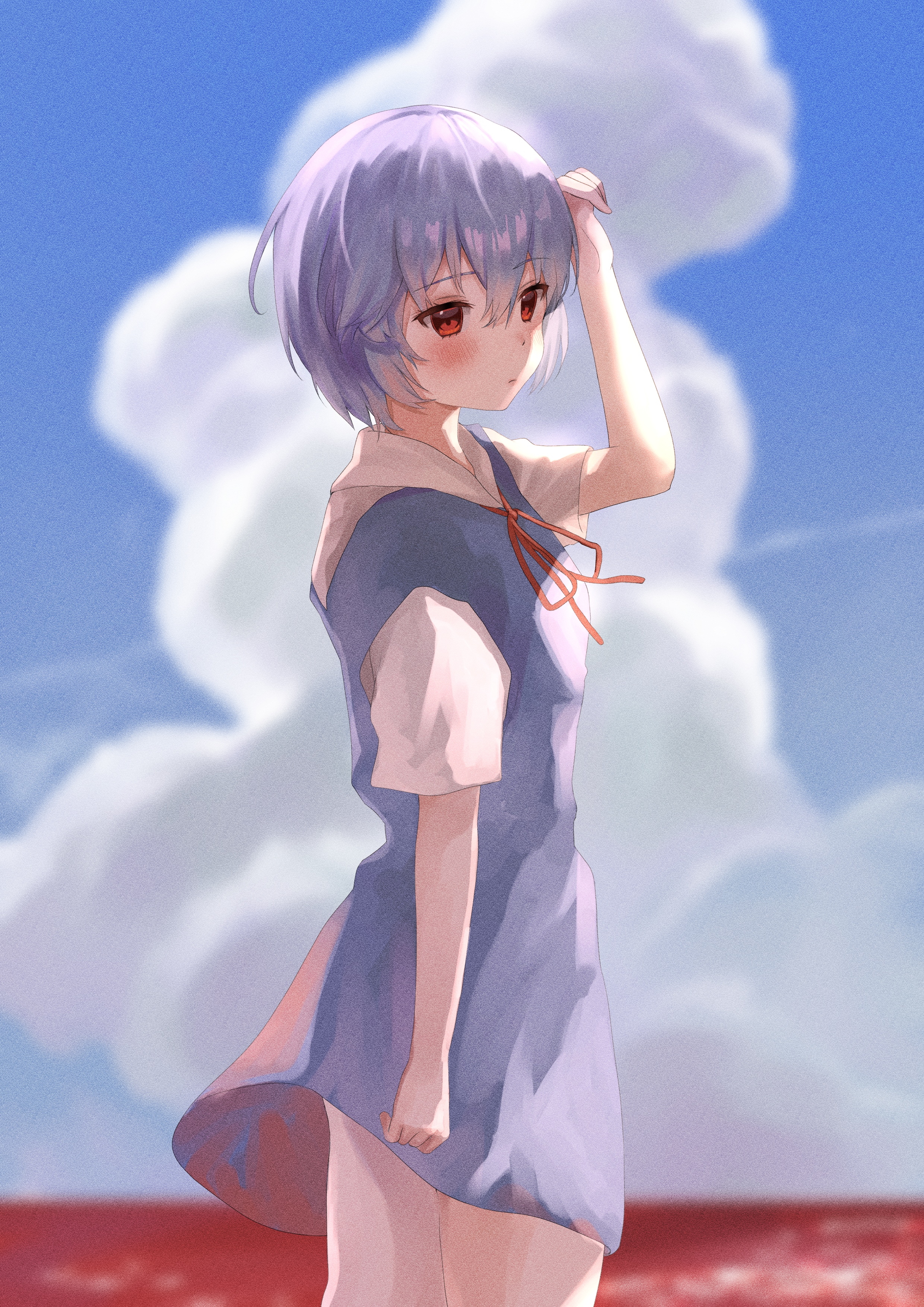 Ayanami Rei from Neon Genesis Evangelion HD Phone Wallpaper