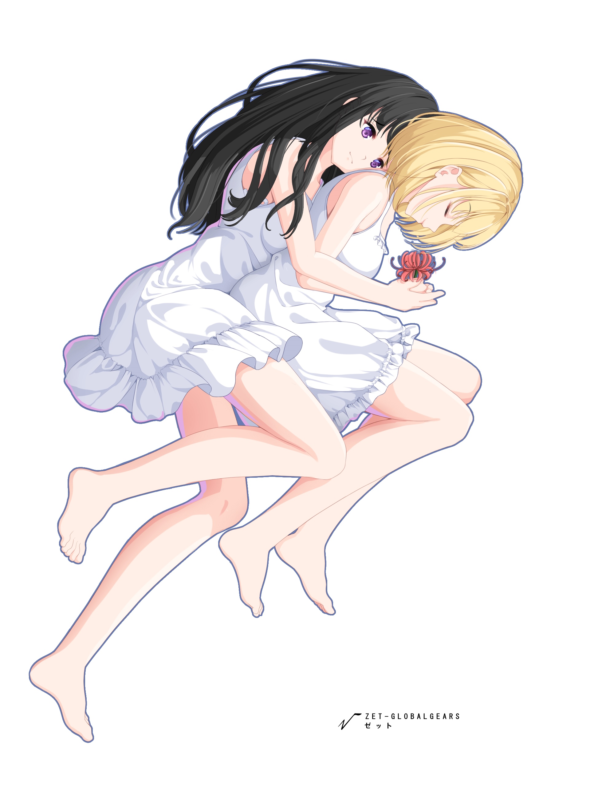 Inoue Takina and Nishikigi Chisato embracing HD Phone Wallpaper