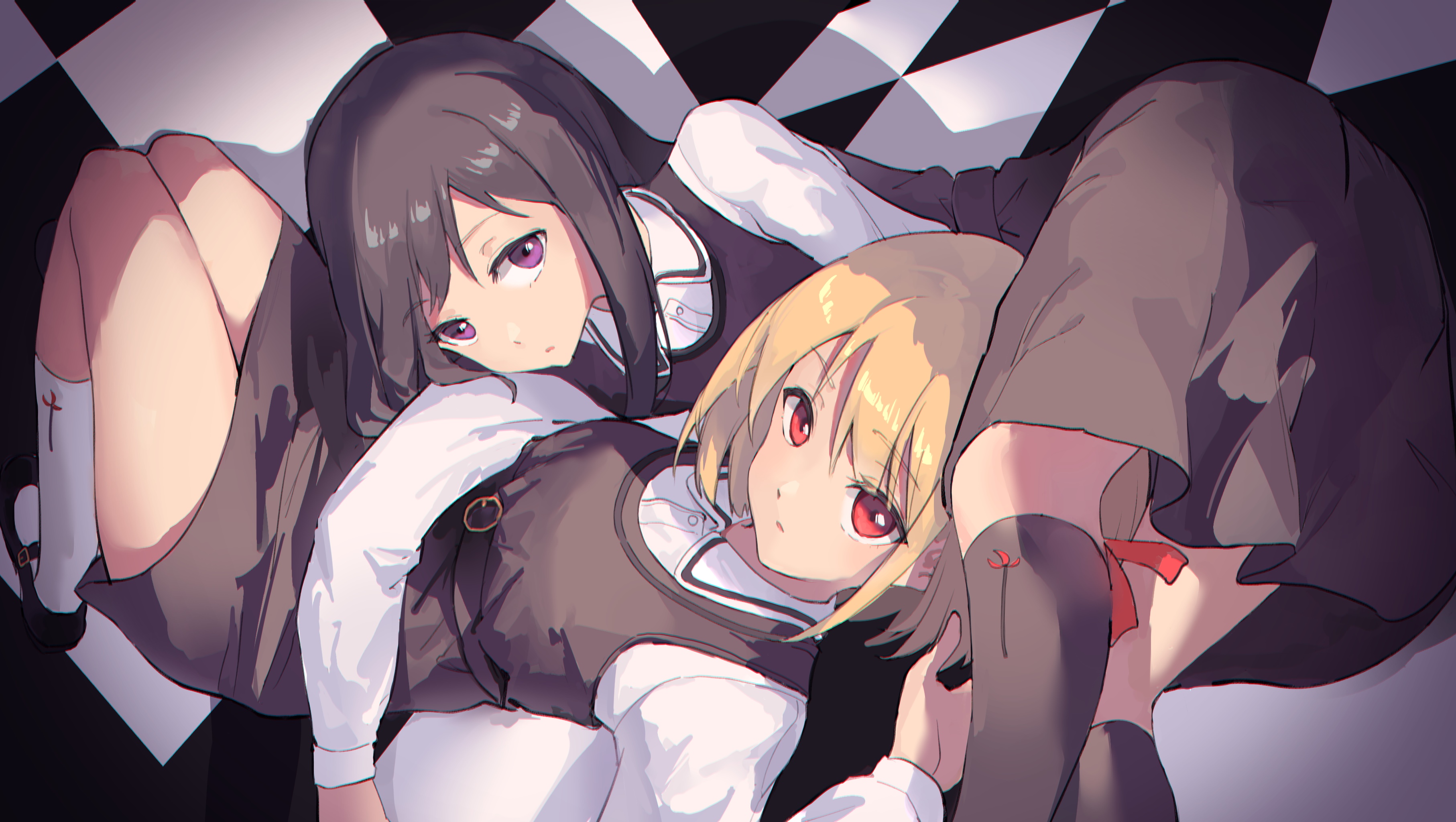 Nishikigi Chisato and Inoue Takina from Lycoris Recoil HD Wallpaper