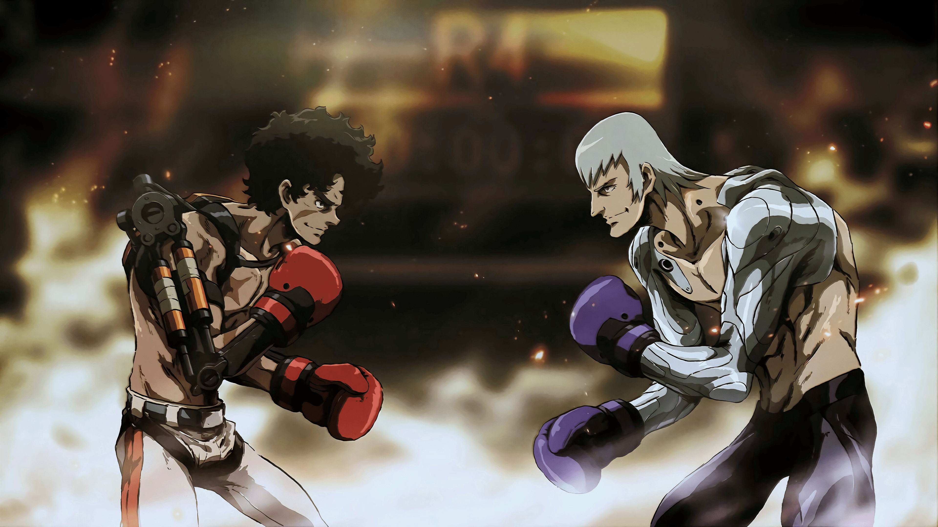 Joe and Yuuri in a boxing match HD Wallpaper
