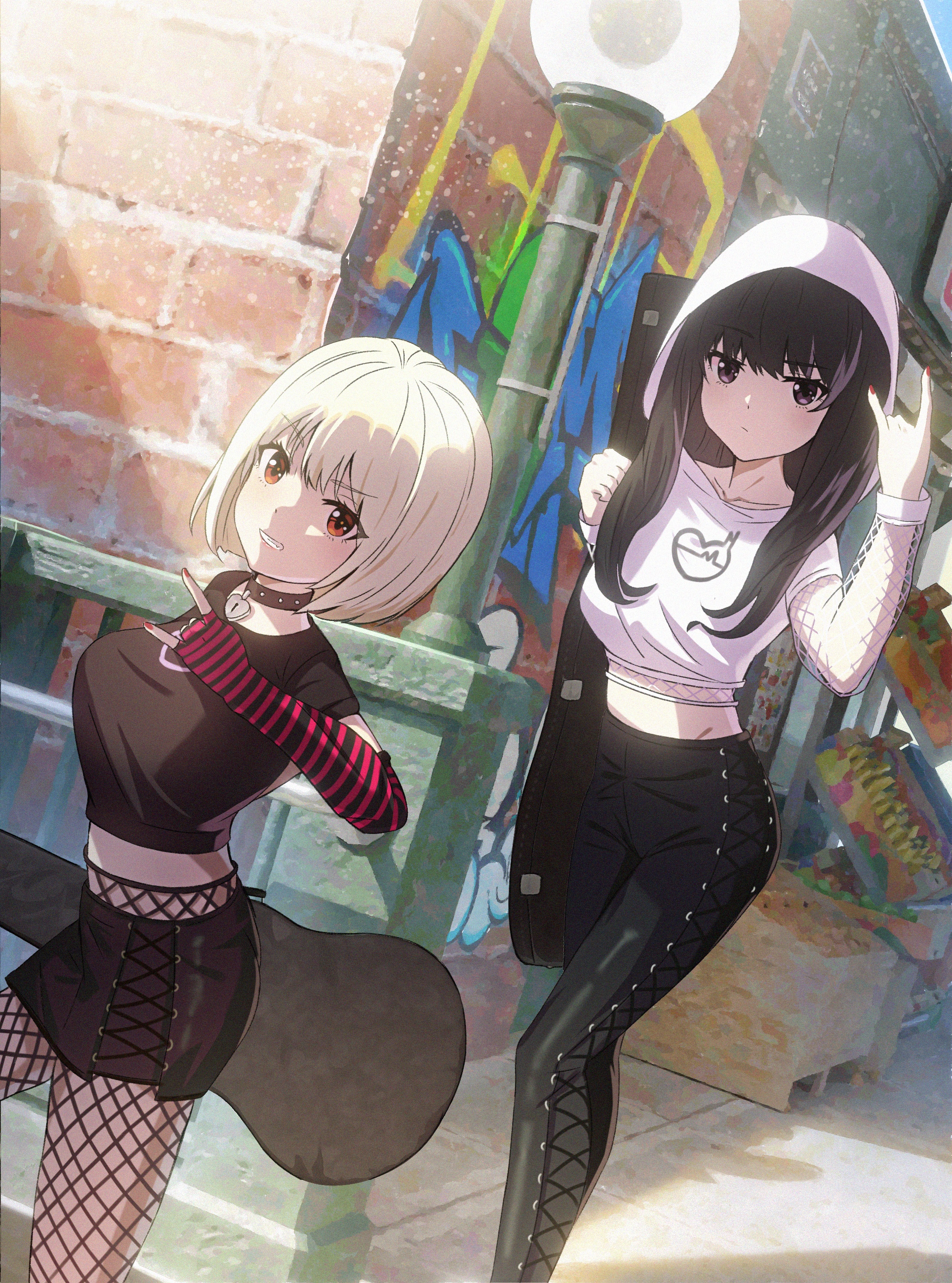 Nishikigi Chisato and Inoue Takina from Lycoris Recoil HD Phone Wallpaper