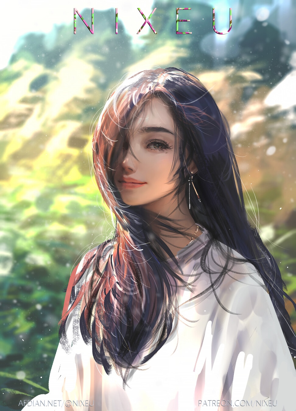Nixeu character design of a woman HD Phone Wallpaper