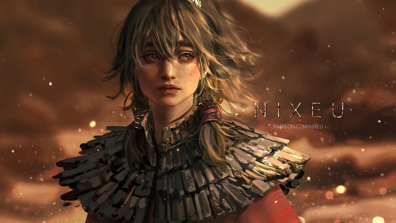Artwork of Taliyah from League of Legends by Nixeu HD Wallpaper