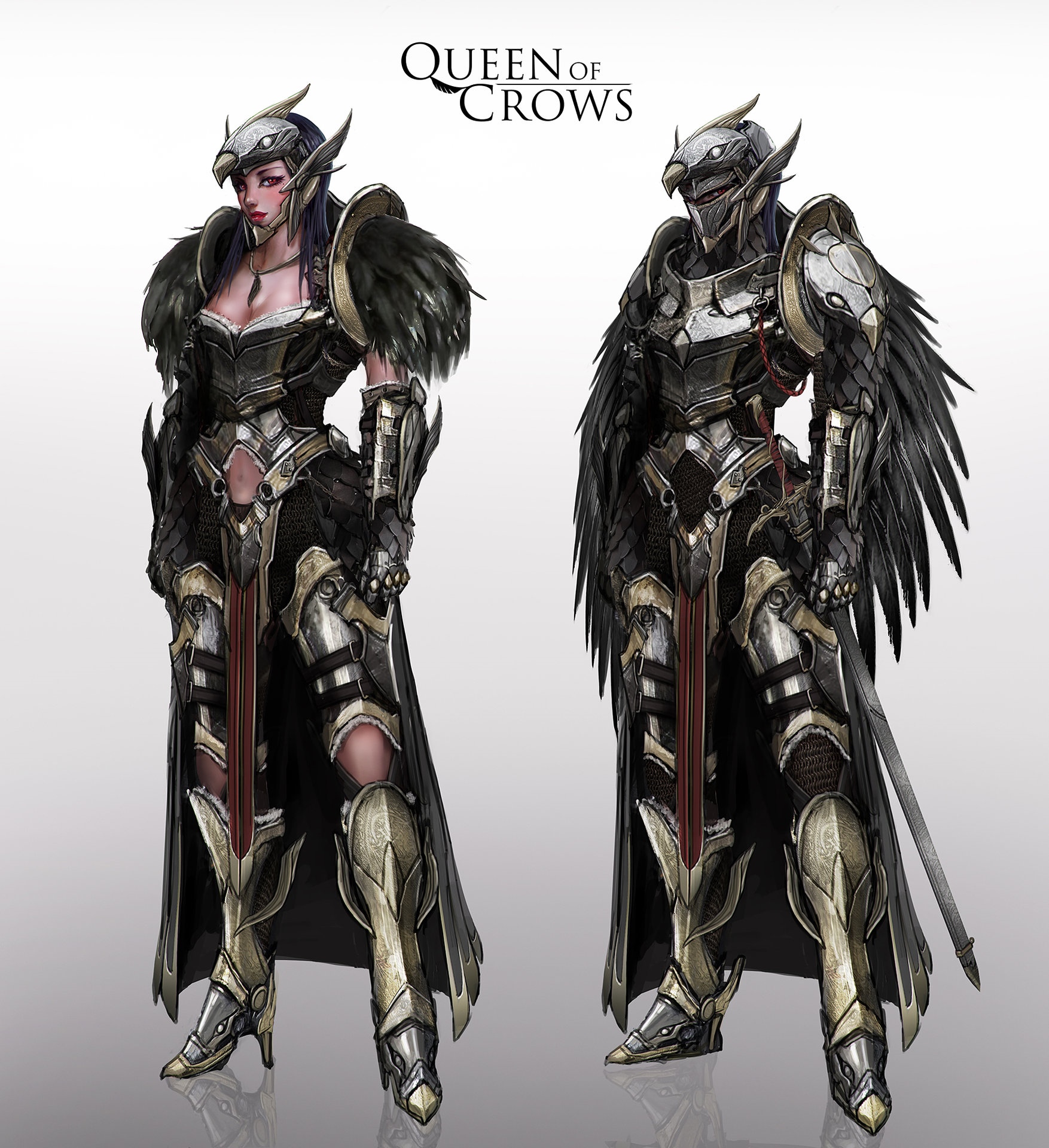 Queen of Crows concept art by Johnson Ting HD Wallpaper