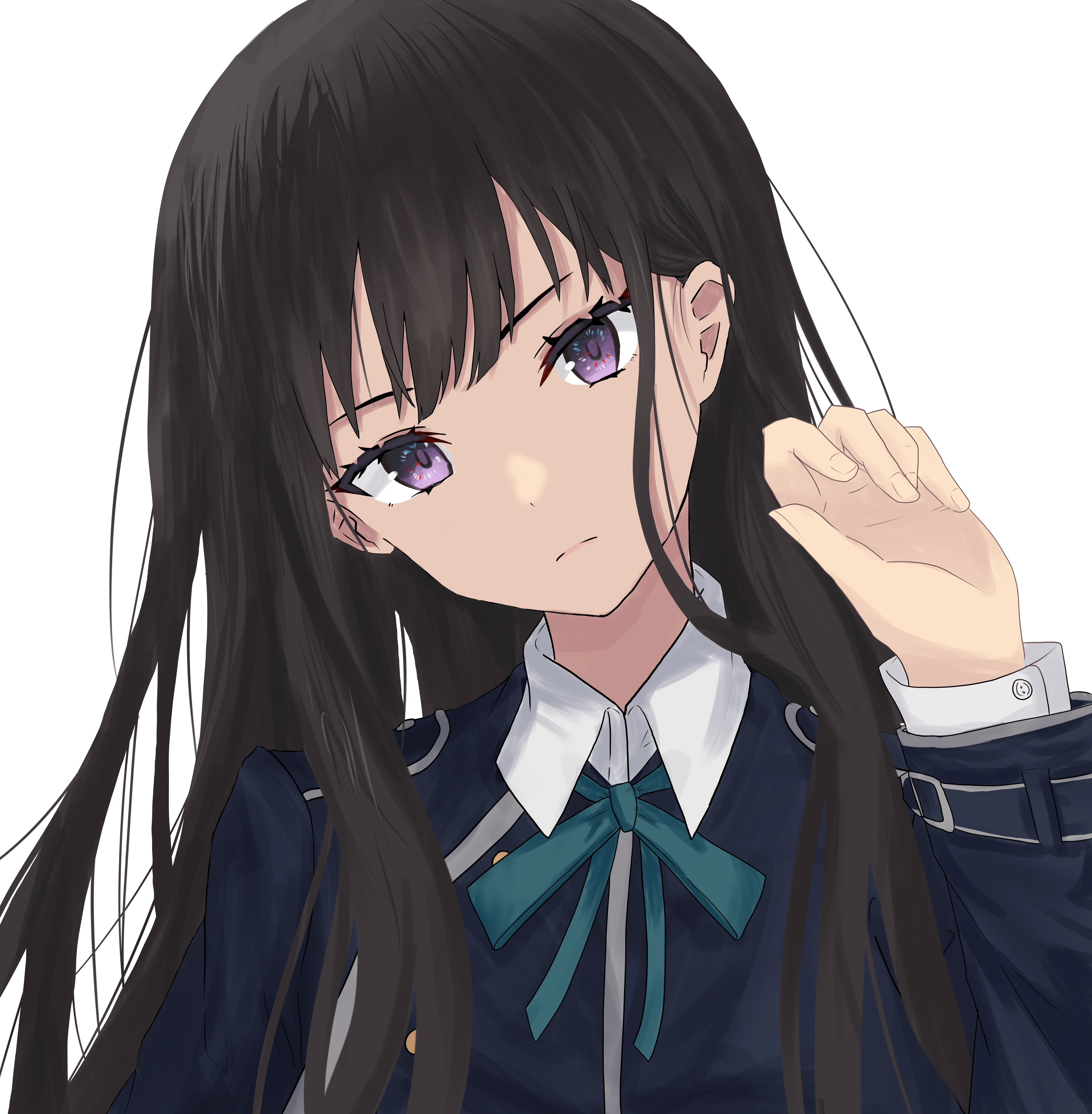 4K fan art of Inoue Takina from Lycoris Recoil HD Wallpaper