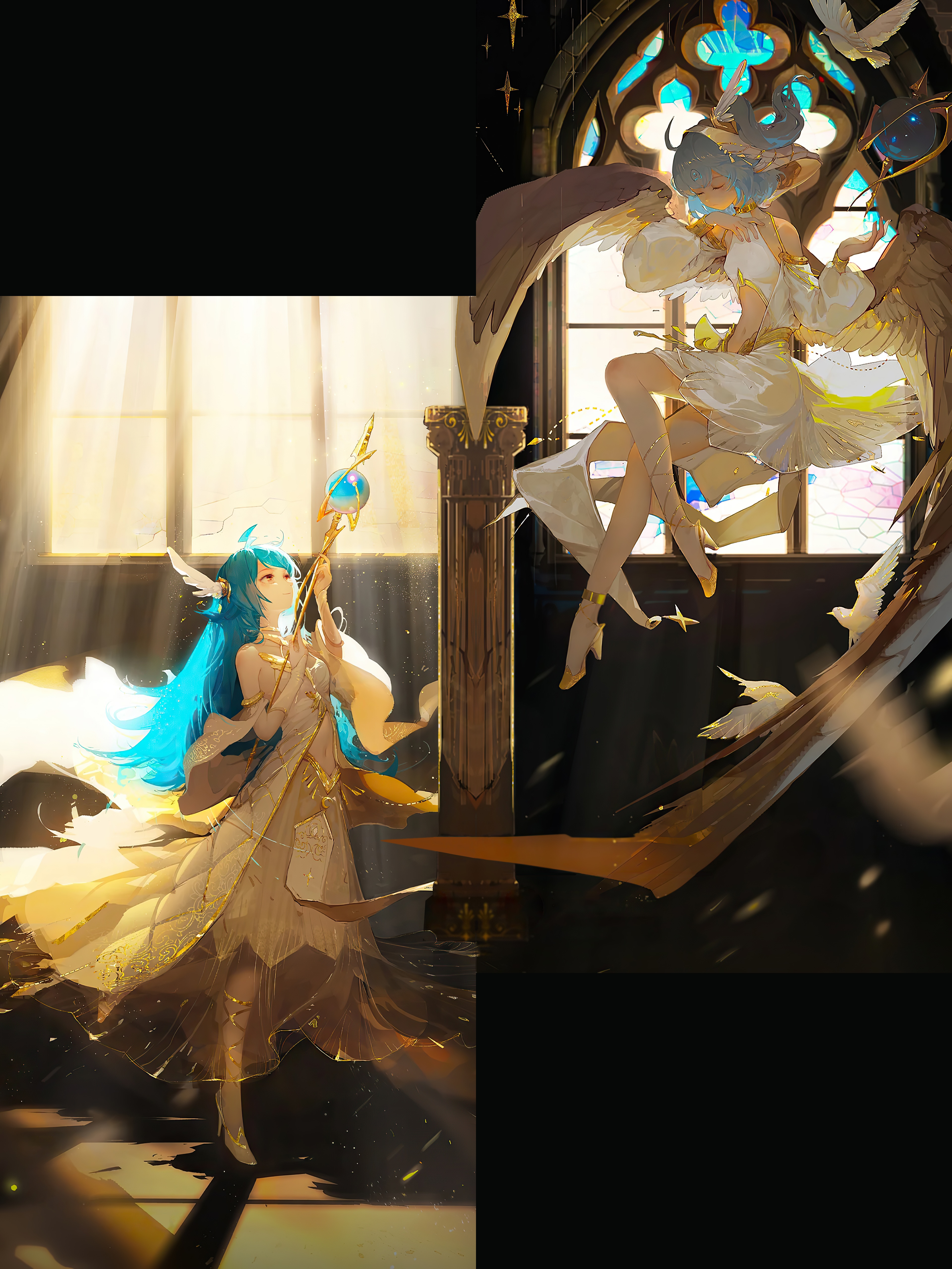 4K Bilibili characters 22 and 33 HD Phone Wallpaper