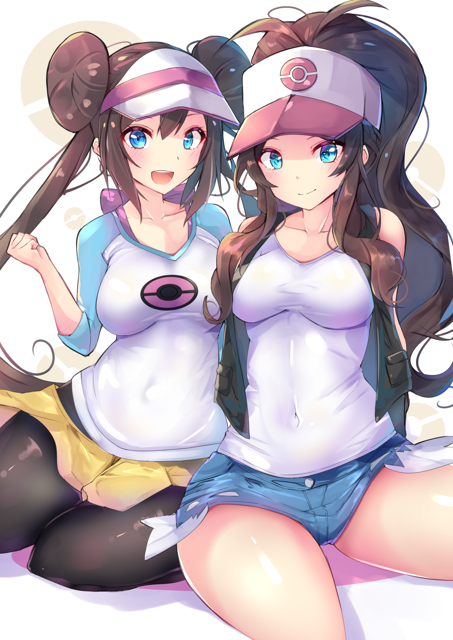 Rosa and Hilda from Pokémon HD Phone Wallpaper