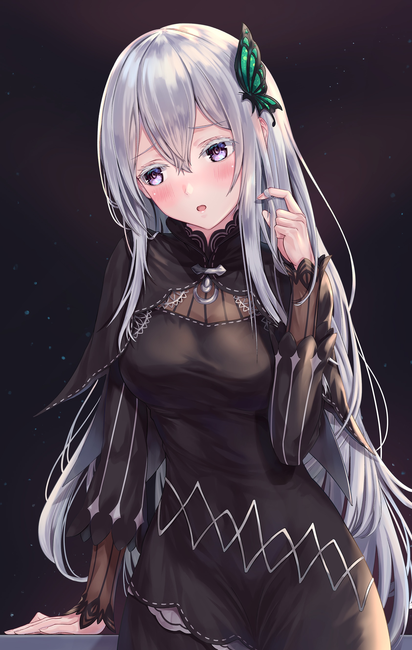 Echidna from Re:Zero Kara Hajimeru Isekai Seikatsu fan art HD Phone Wallpaper