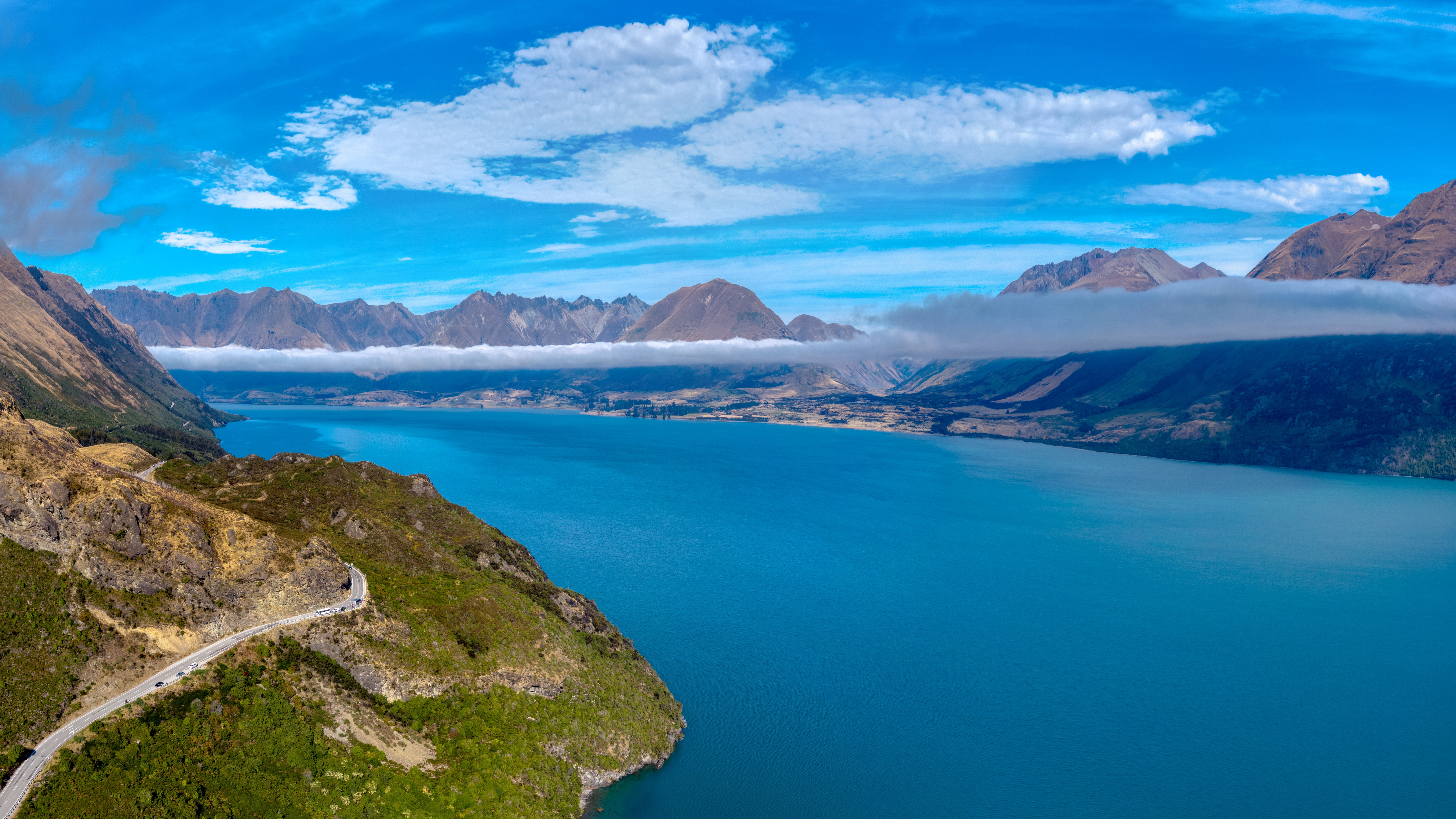 4K Queenstown Landscape with Mountains and Lake HD Wallpaper