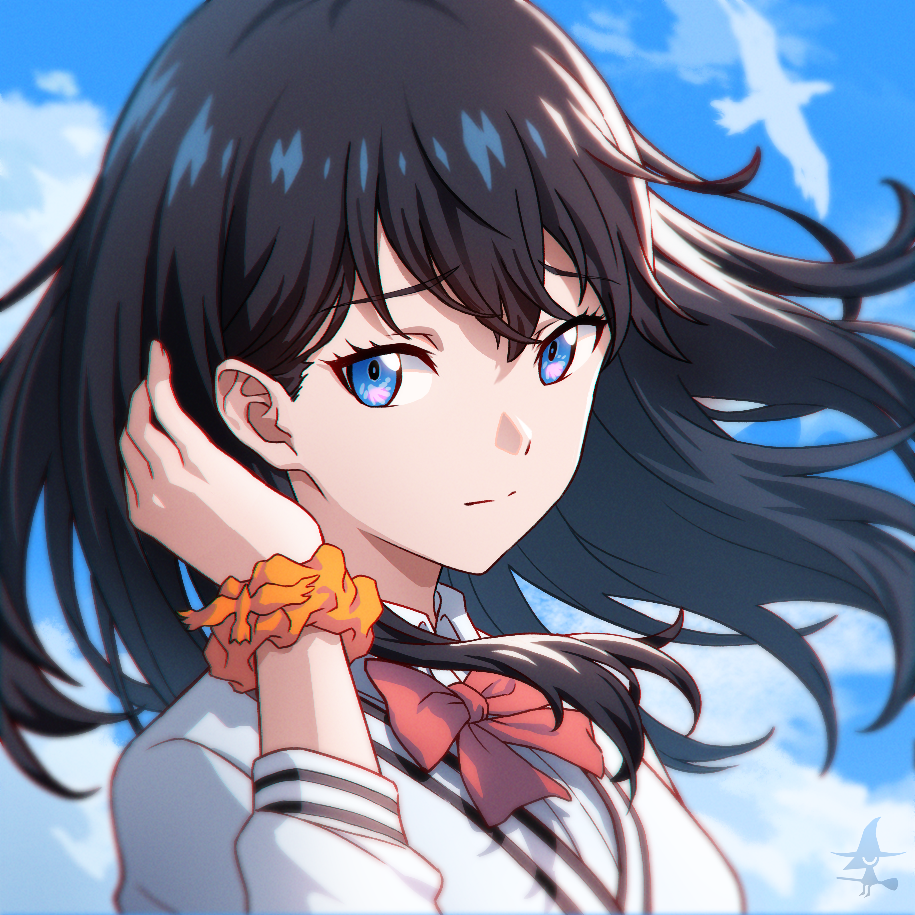 Takarada Rikka from SSSS.GRIDMAN fan art HD Wallpaper