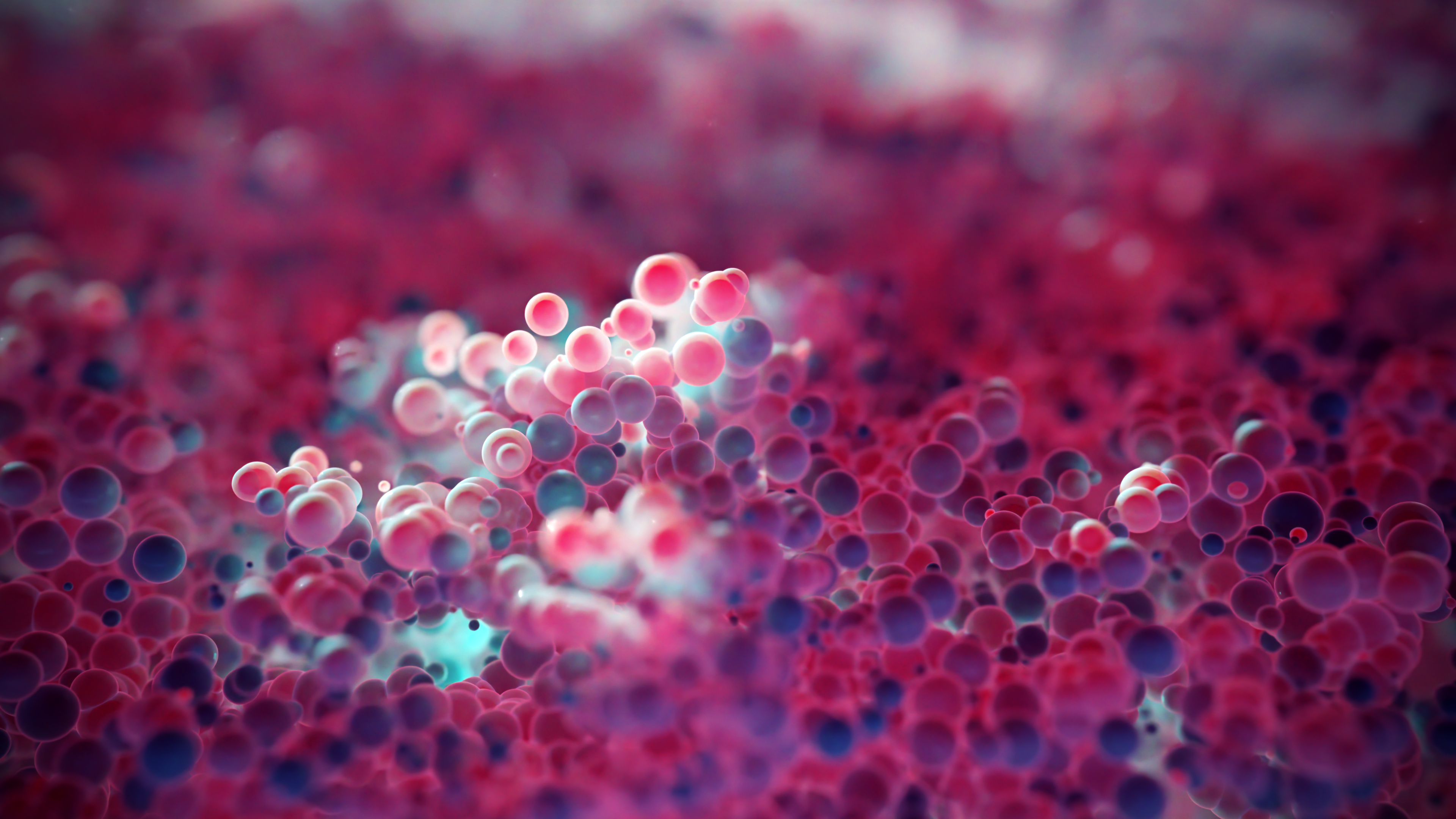4K Blender 3D Abstract Spheres HD Wallpaper