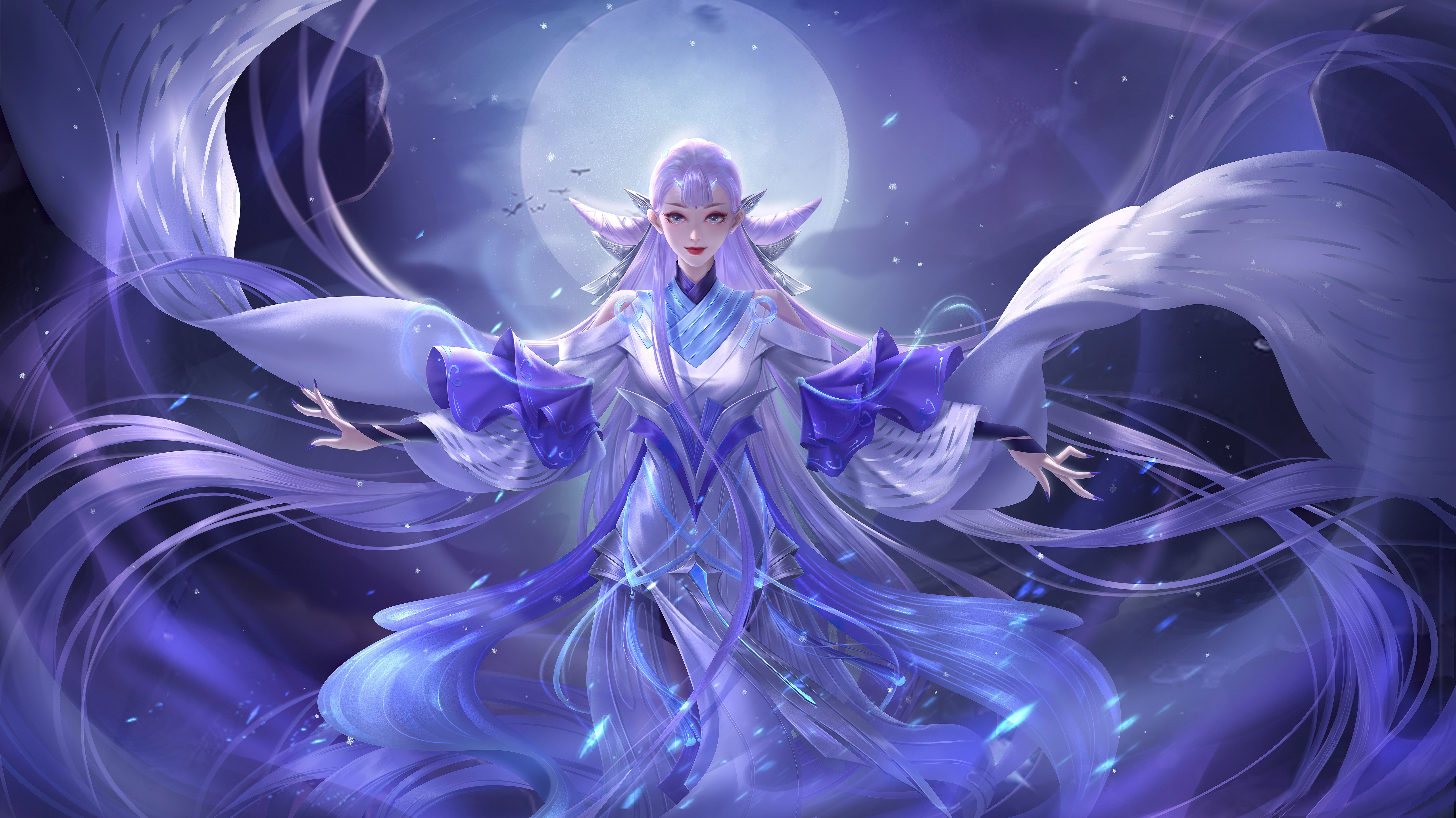 4K Honor of Kings: Lunar Goddess HD Wallpaper