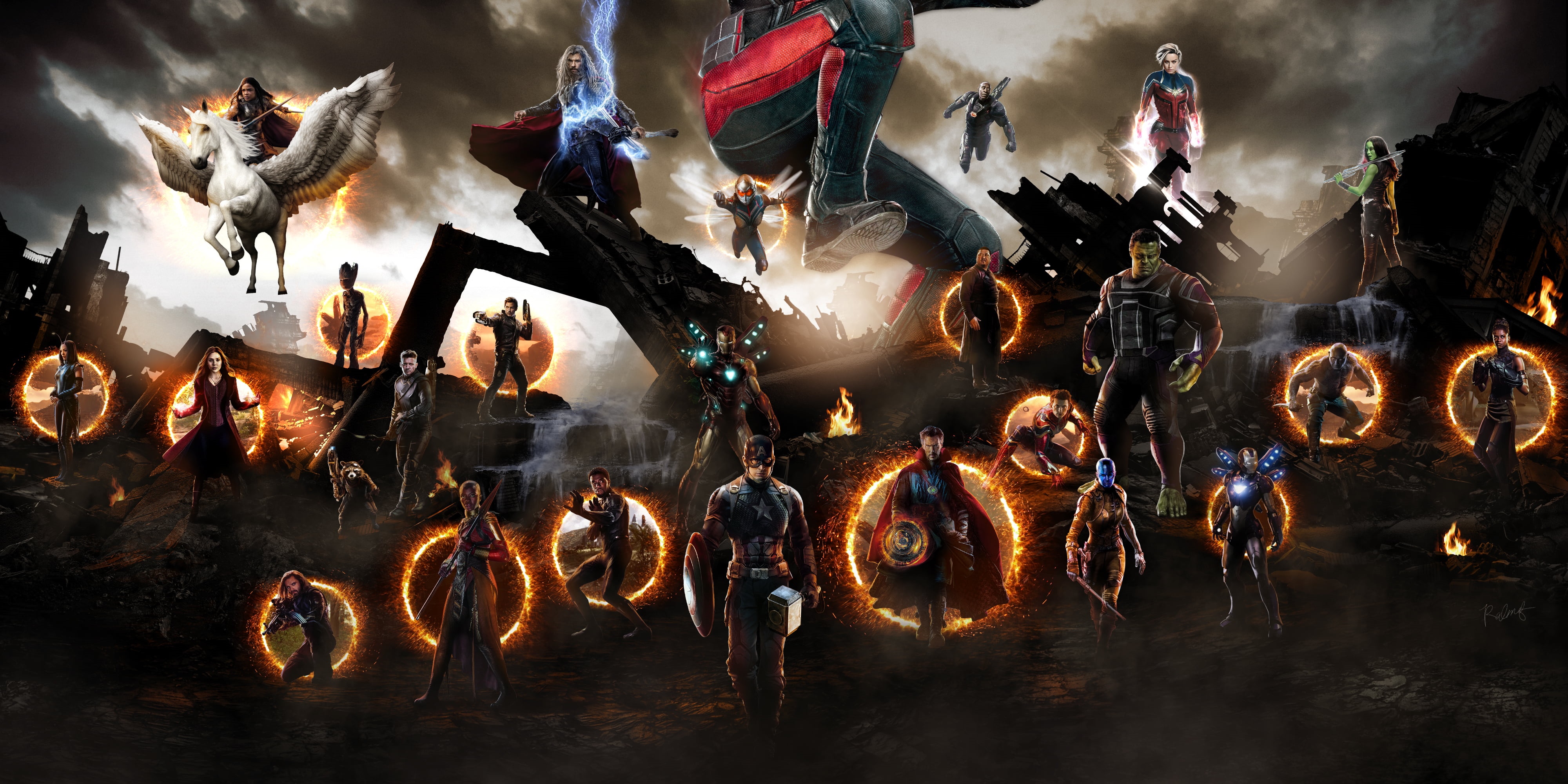 4K Marvel Avengers Assemble HD Wallpaper