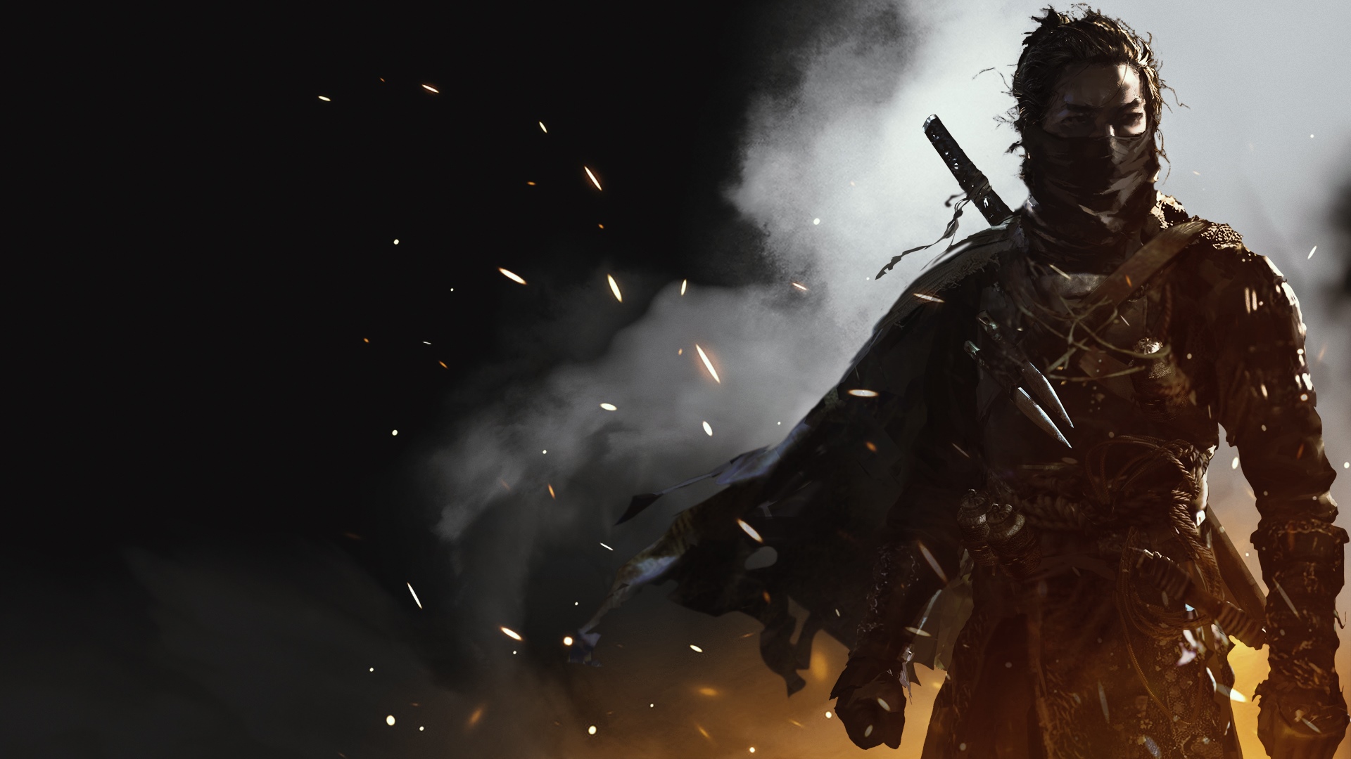 Jin Sakai from Ghost of Tsushima concept art HD Wallpaper