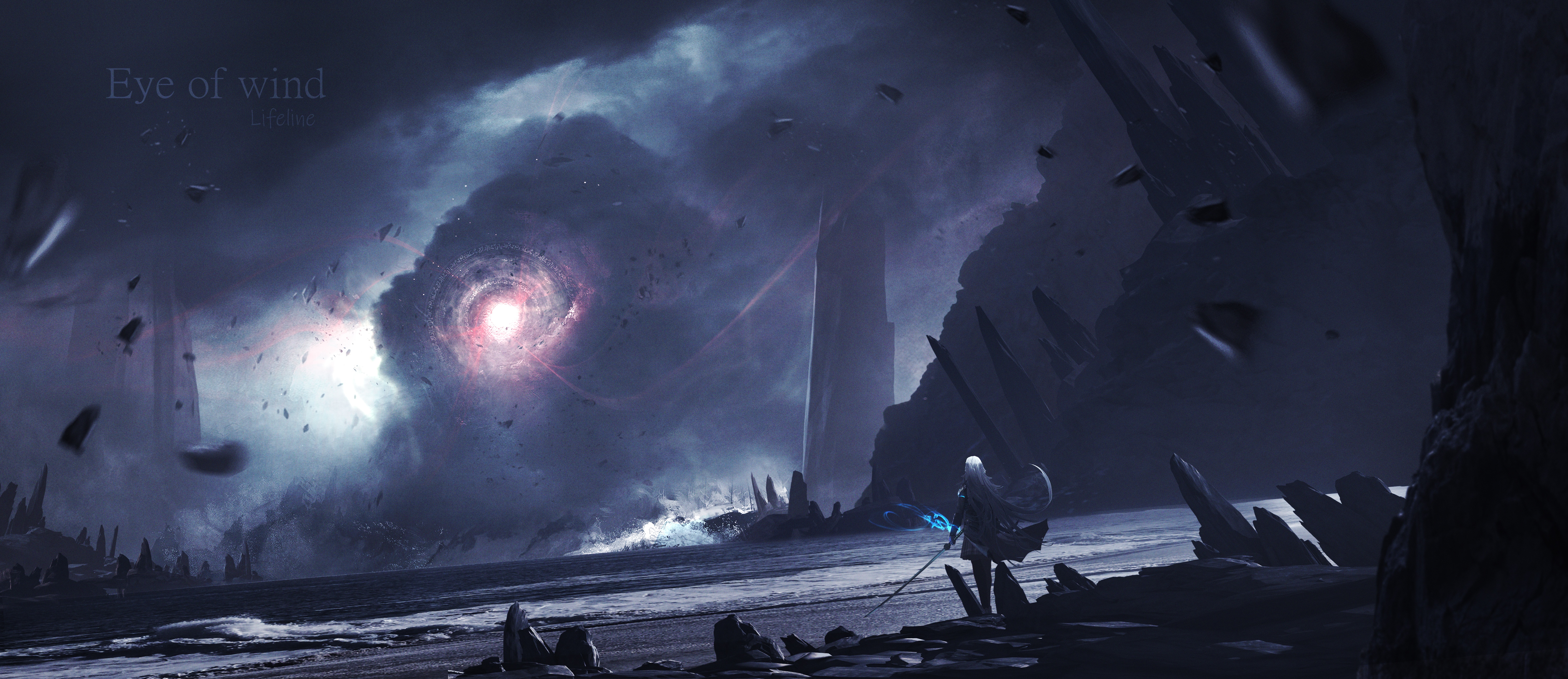 Eye of Wind illustration with Lifeline HD Wallpaper
