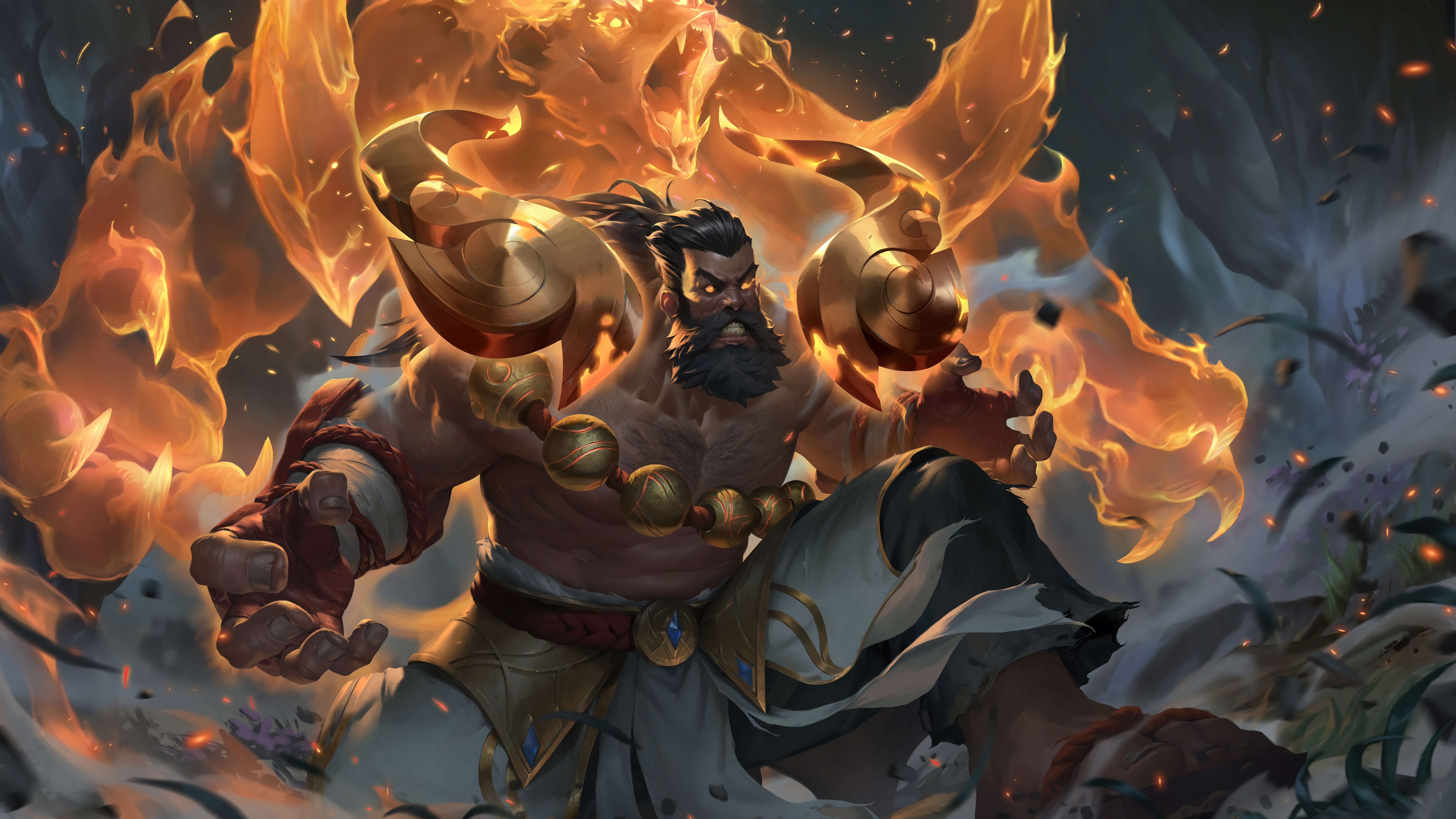 4K Udyr from League of Legends HD Wallpaper