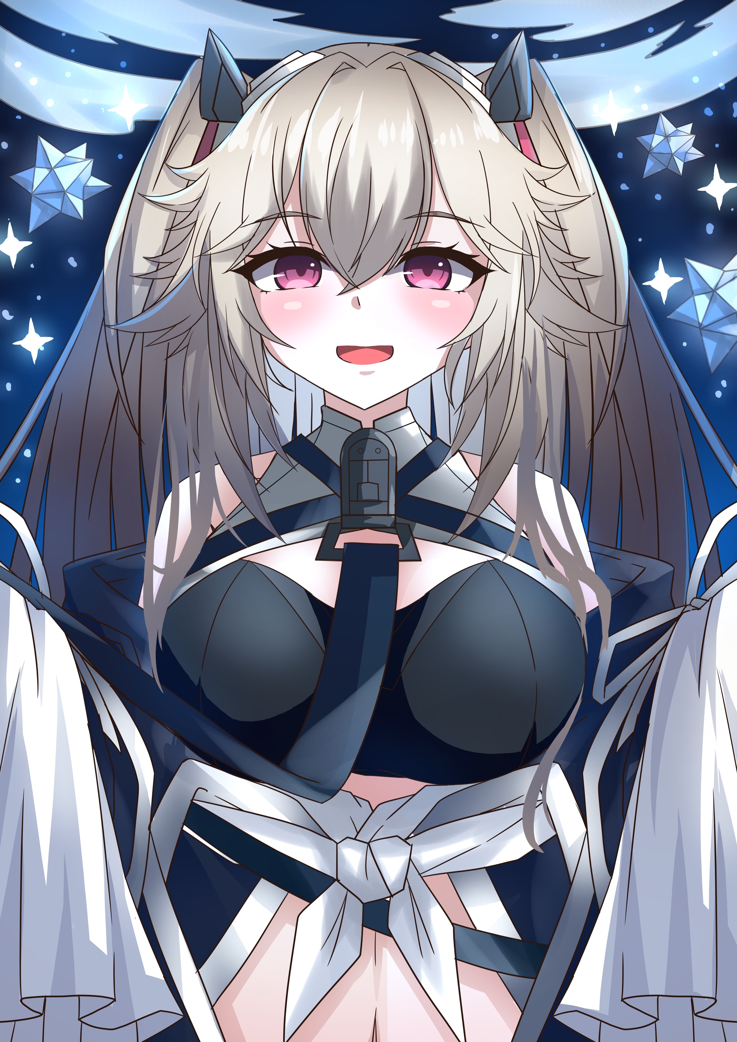 Azur Lane Anchorage fan art with twintails HD Phone Wallpaper