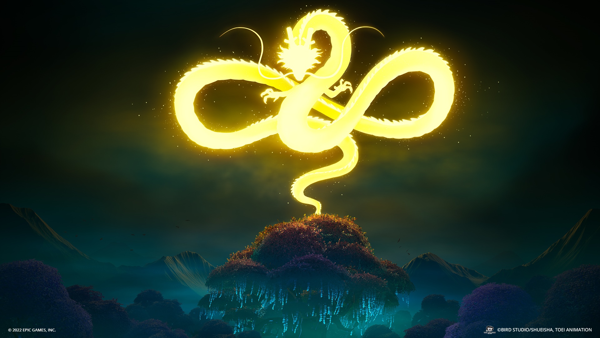 Shenron Dragon from Dragon Ball in Fortnite HD Wallpaper