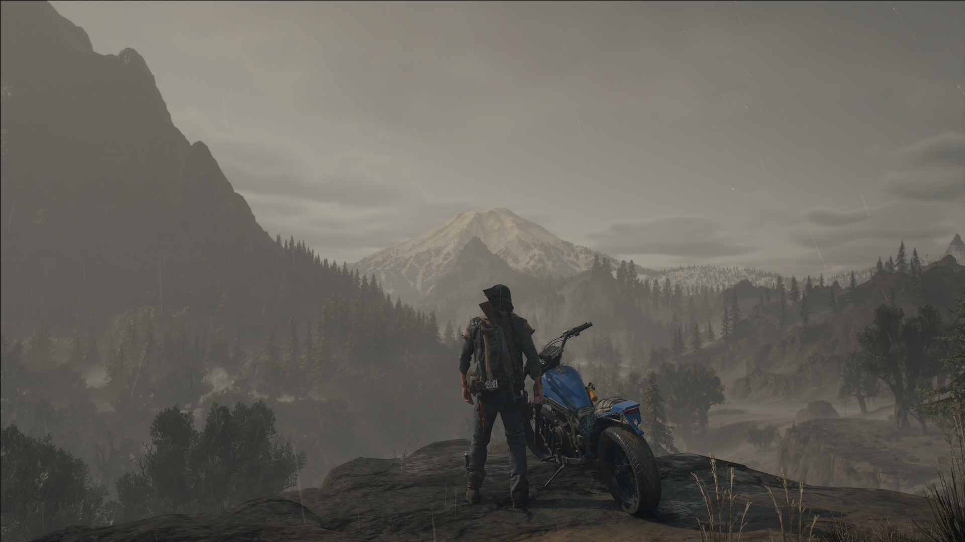 Deacon St. John and his motorcycle in Days Gone HD Wallpaper