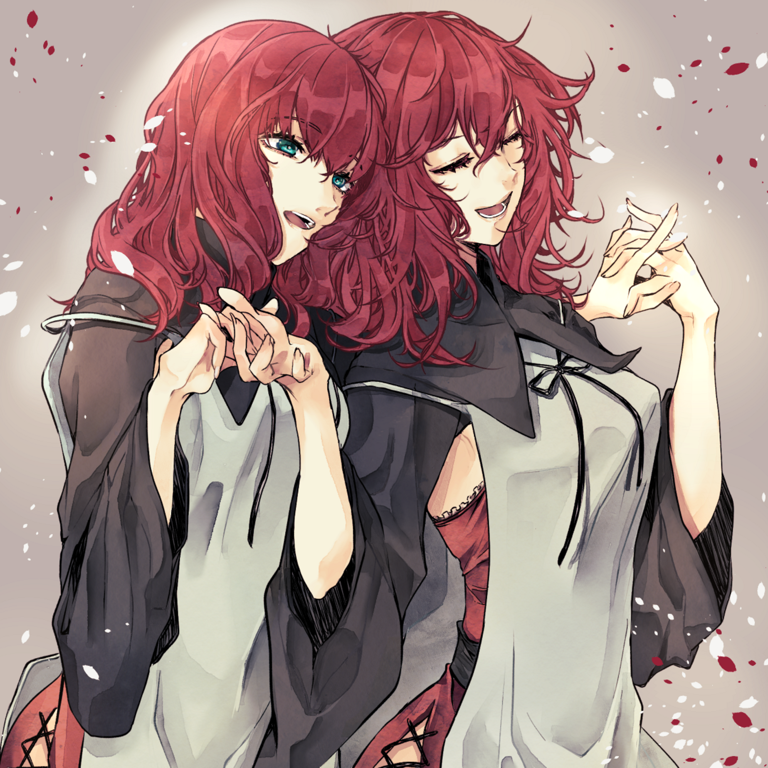 Devola and Popola from Nier: Automata HD Wallpaper
