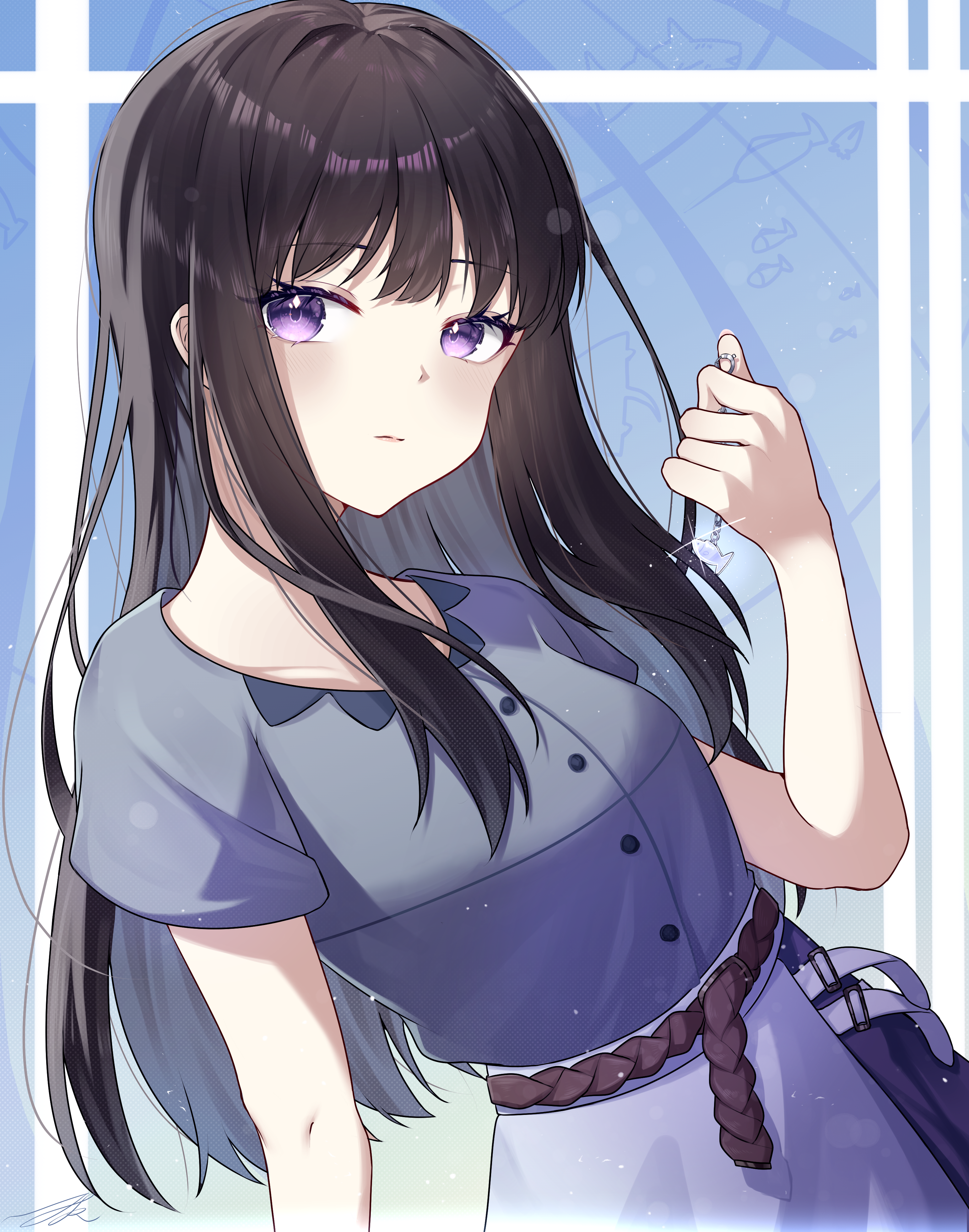 Inoue Takina fan art from Lycoris Recoil HD Phone Wallpaper