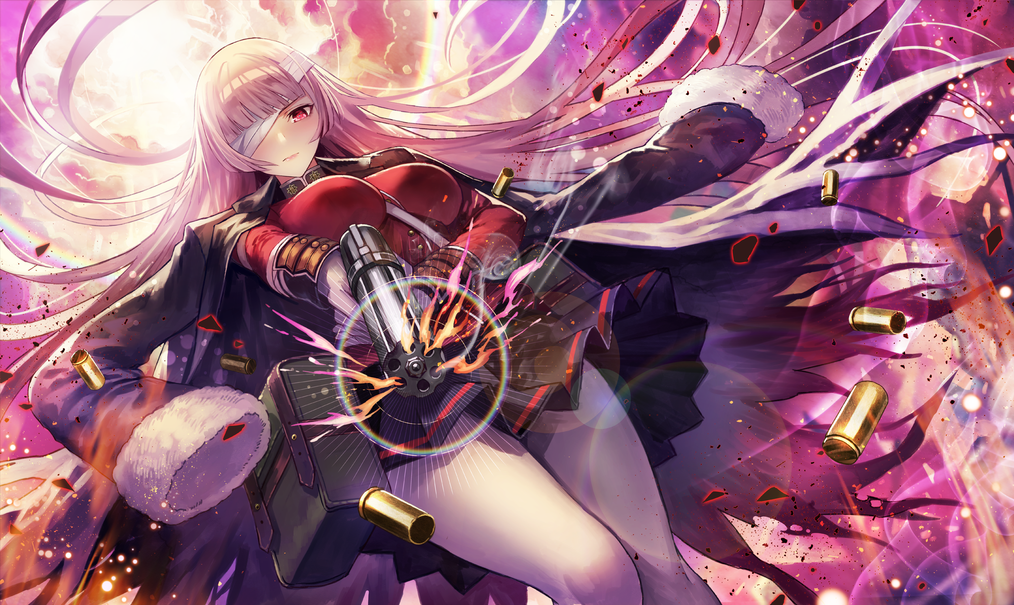 Florence Nightingale with a gun from Fate/Grand Order HD Wallpaper