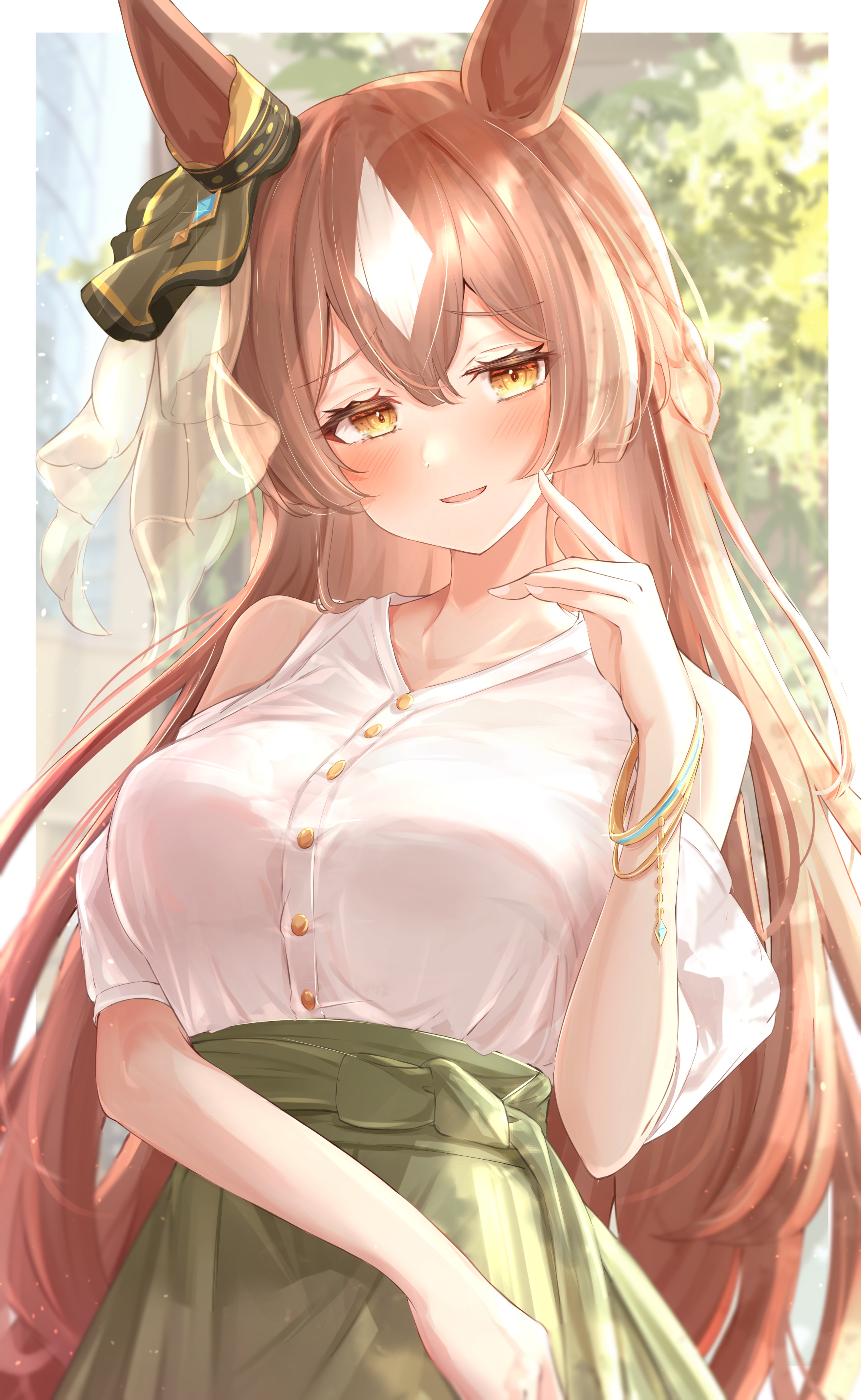 Satono Diamond Uma Musume Pretty Derby Fan Art HD Phone Wallpaper