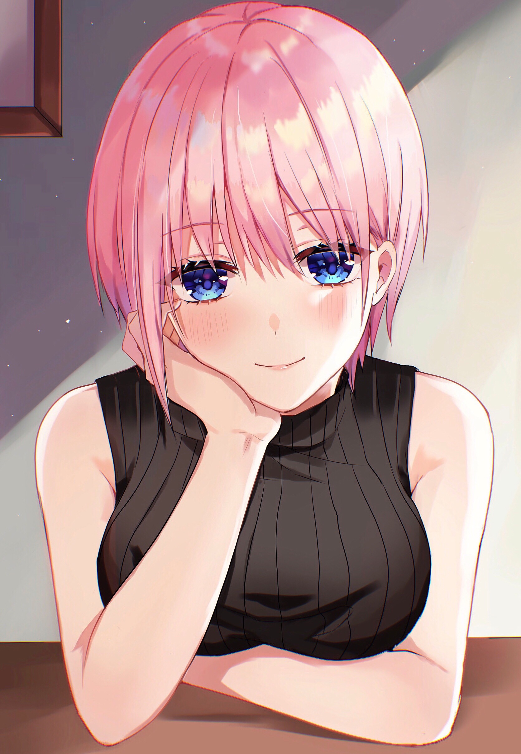 Nakano Ichika from 5-toubun no Hanayome fan art HD Phone Wallpaper