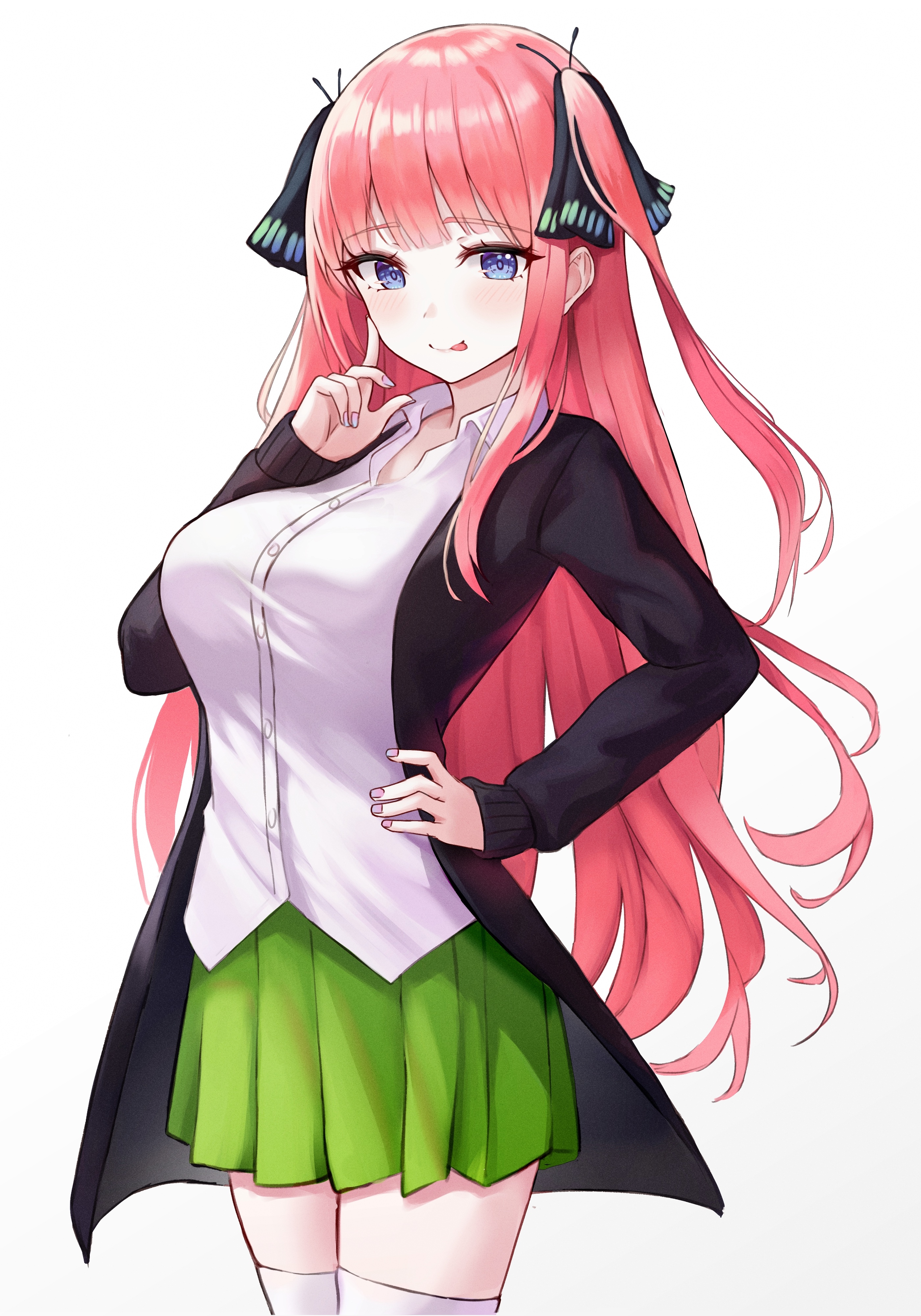 Nakano Nino from 5-toubun no Hanayome fan art HD Phone Wallpaper