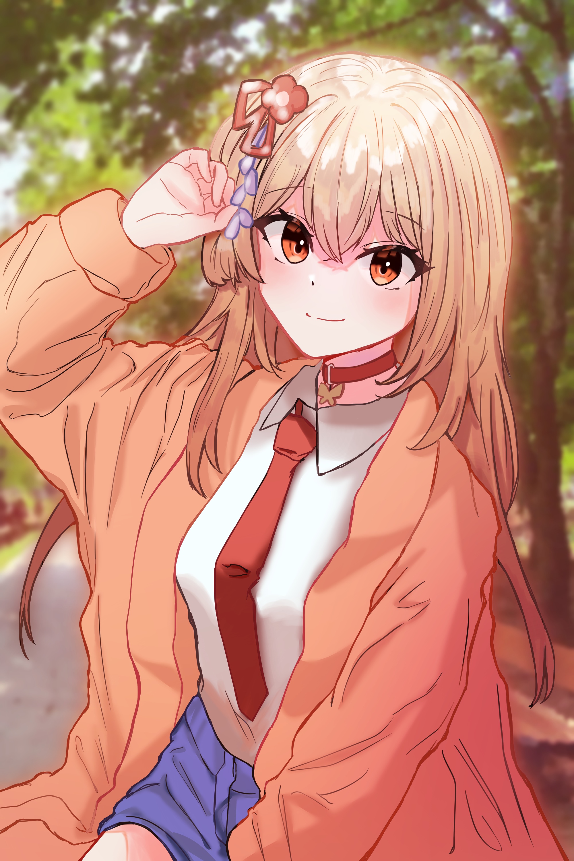 Yoimiya from Genshin Impact fan art HD Phone Wallpaper