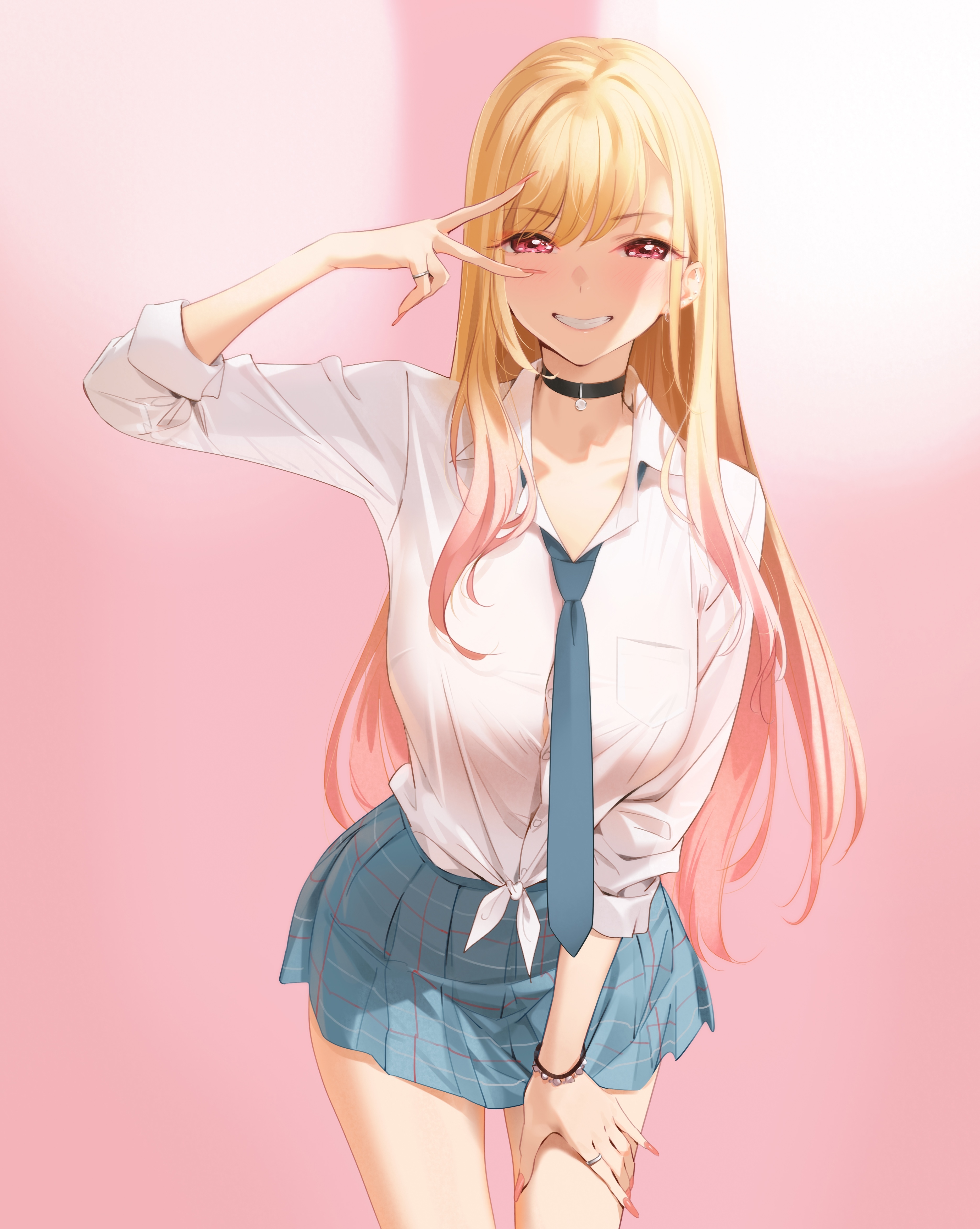 Kitagawa Marin from Sono Bisque Doll wa Koi wo Suru HD Phone Wallpaper