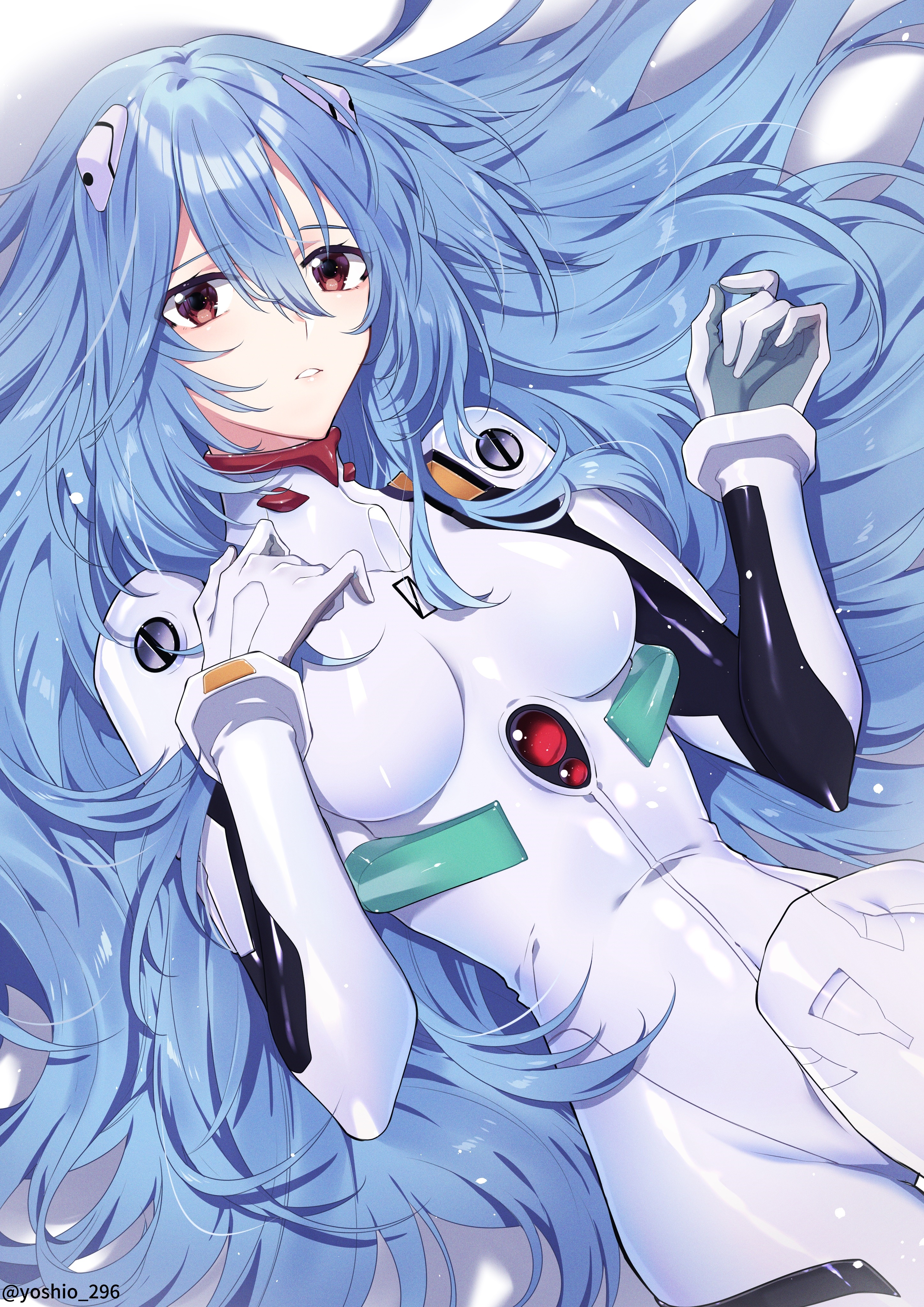 Rebuild of Evangelion Ayanami Rei Fan Art HD Phone Wallpaper