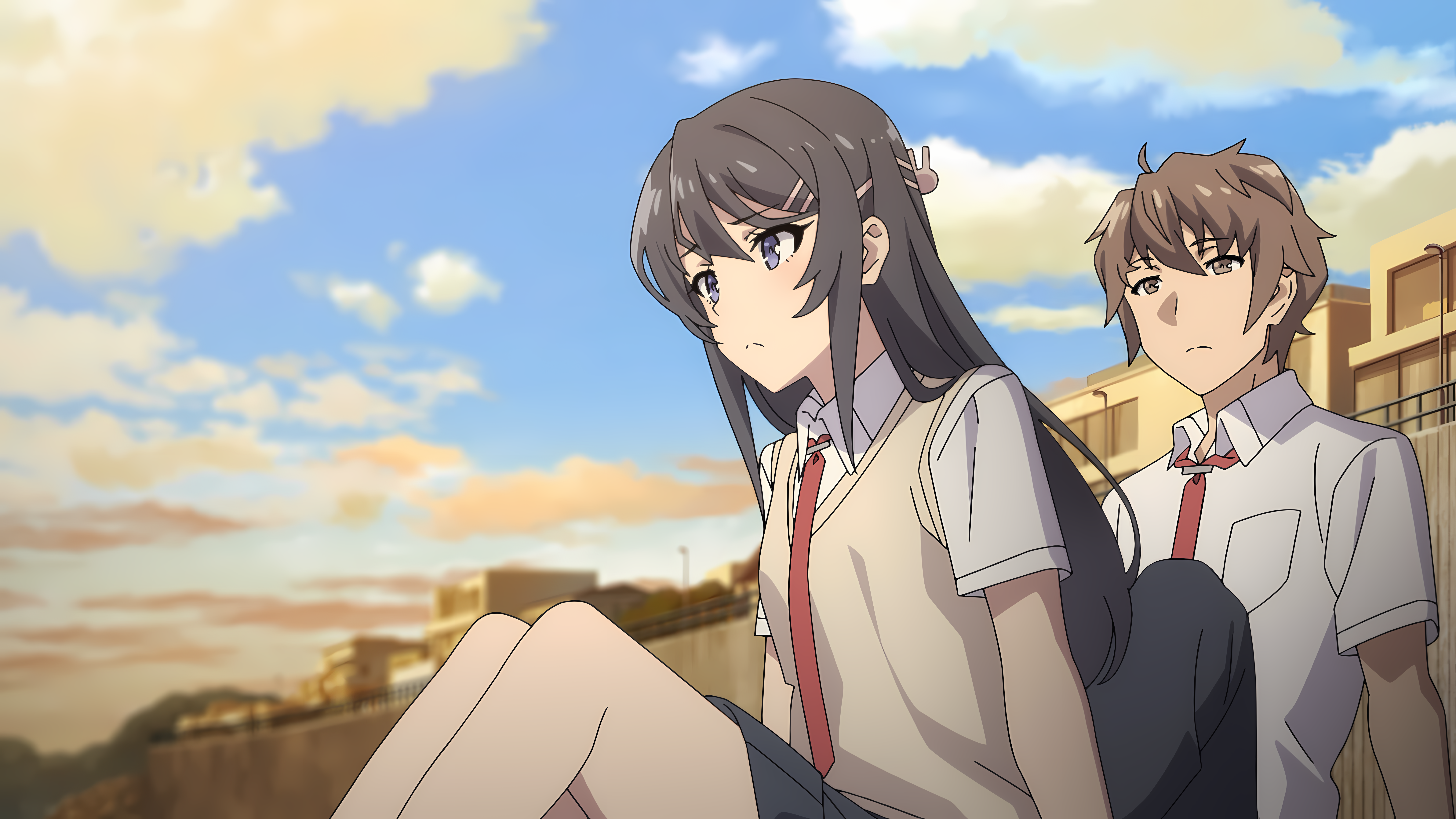 4K Anime screenshot from Seishun Buta Yarō wa Bunny Girl-senpai no Yume wo Minai HD Wallpaper