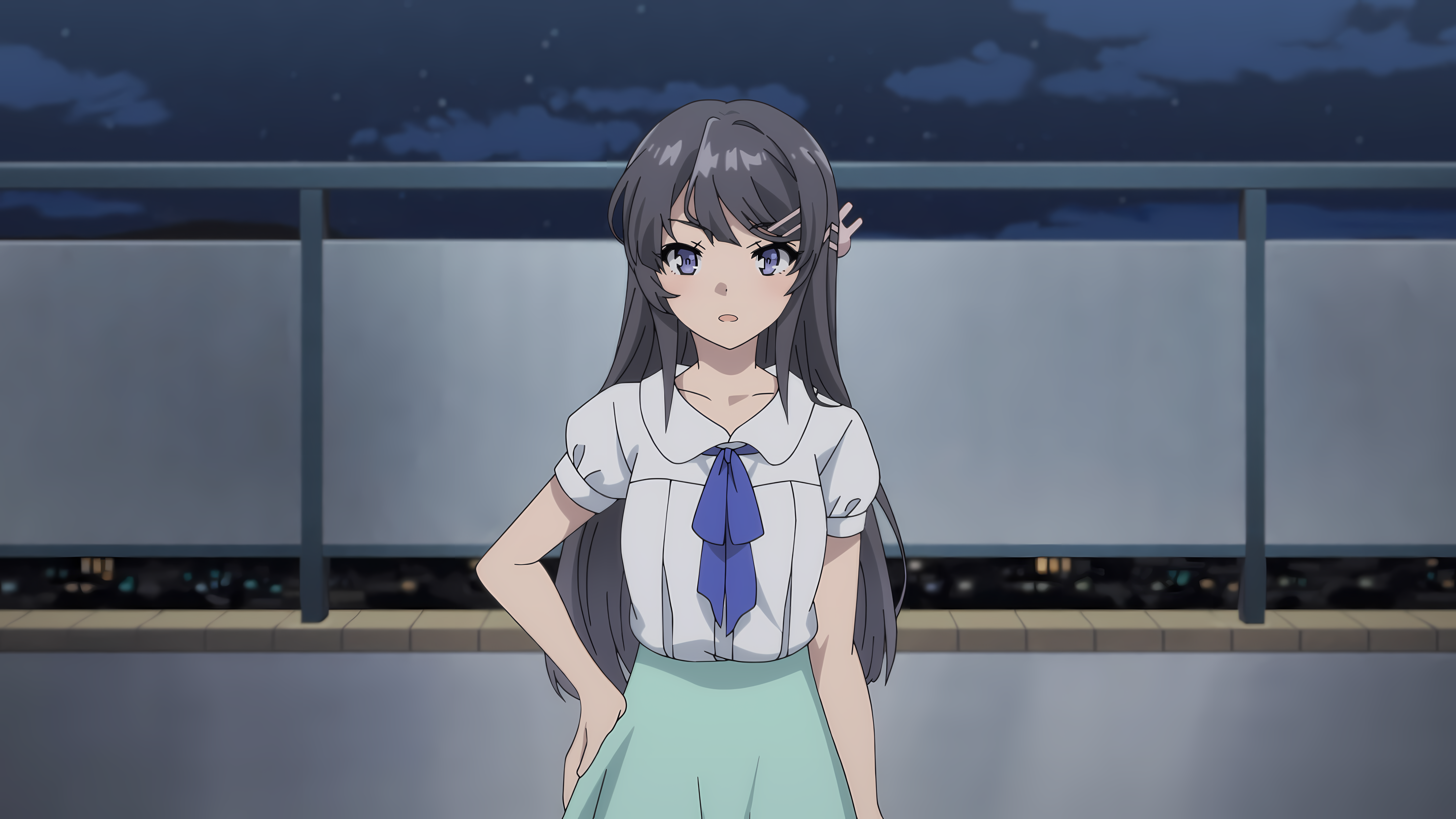 Sakurajima Mai from Seishun Buta Yarou wa Bunny Girl-senpai no Yume wo Minai HD Wallpaper