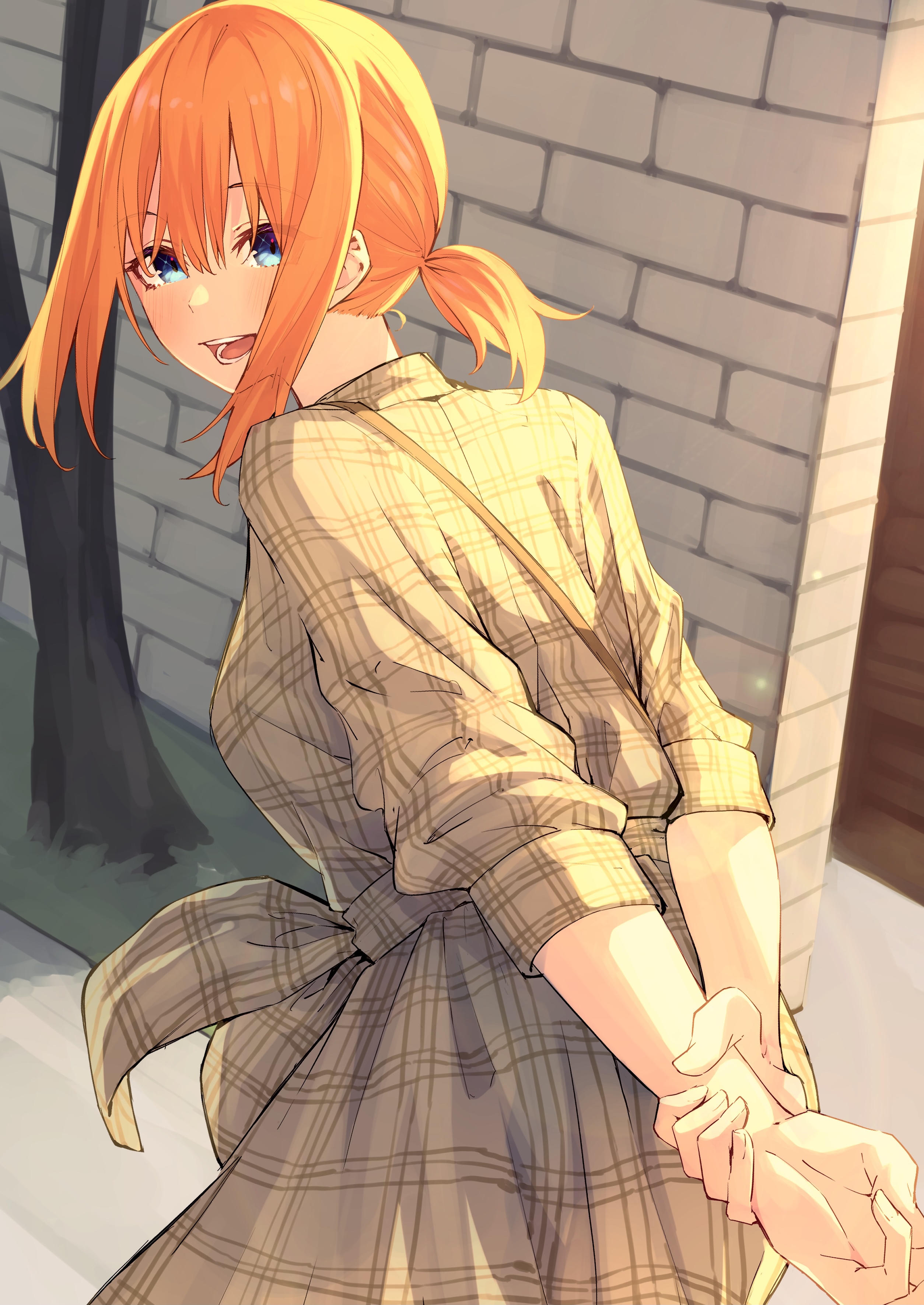 Nakano Yotsuba from 5-toubun no Hanayome HD Phone Wallpaper