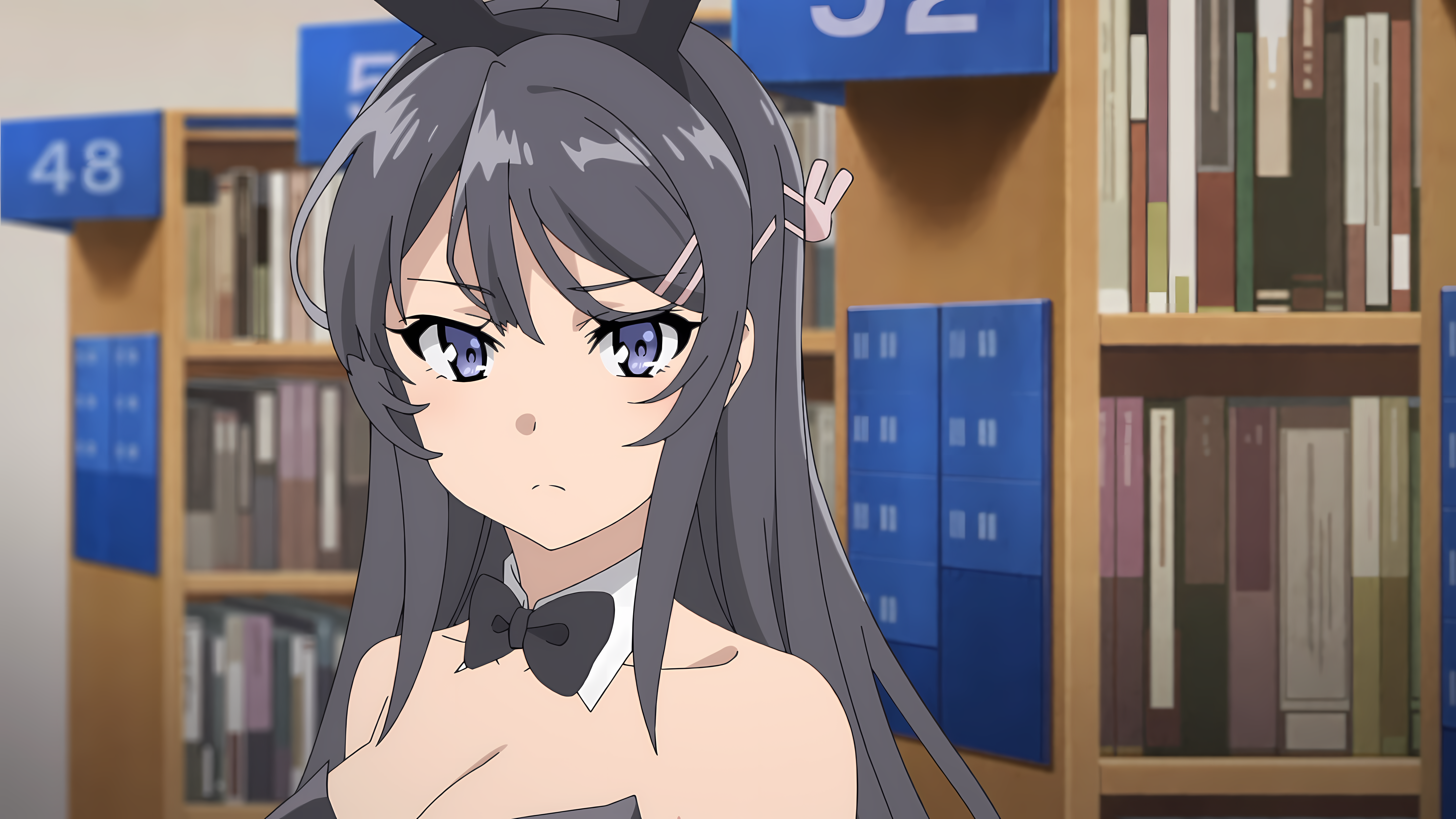 Sakurajima Mai in Seishun Buta Yarou wa Bunny Girl Senpai no Yume wo Minai HD Wallpaper
