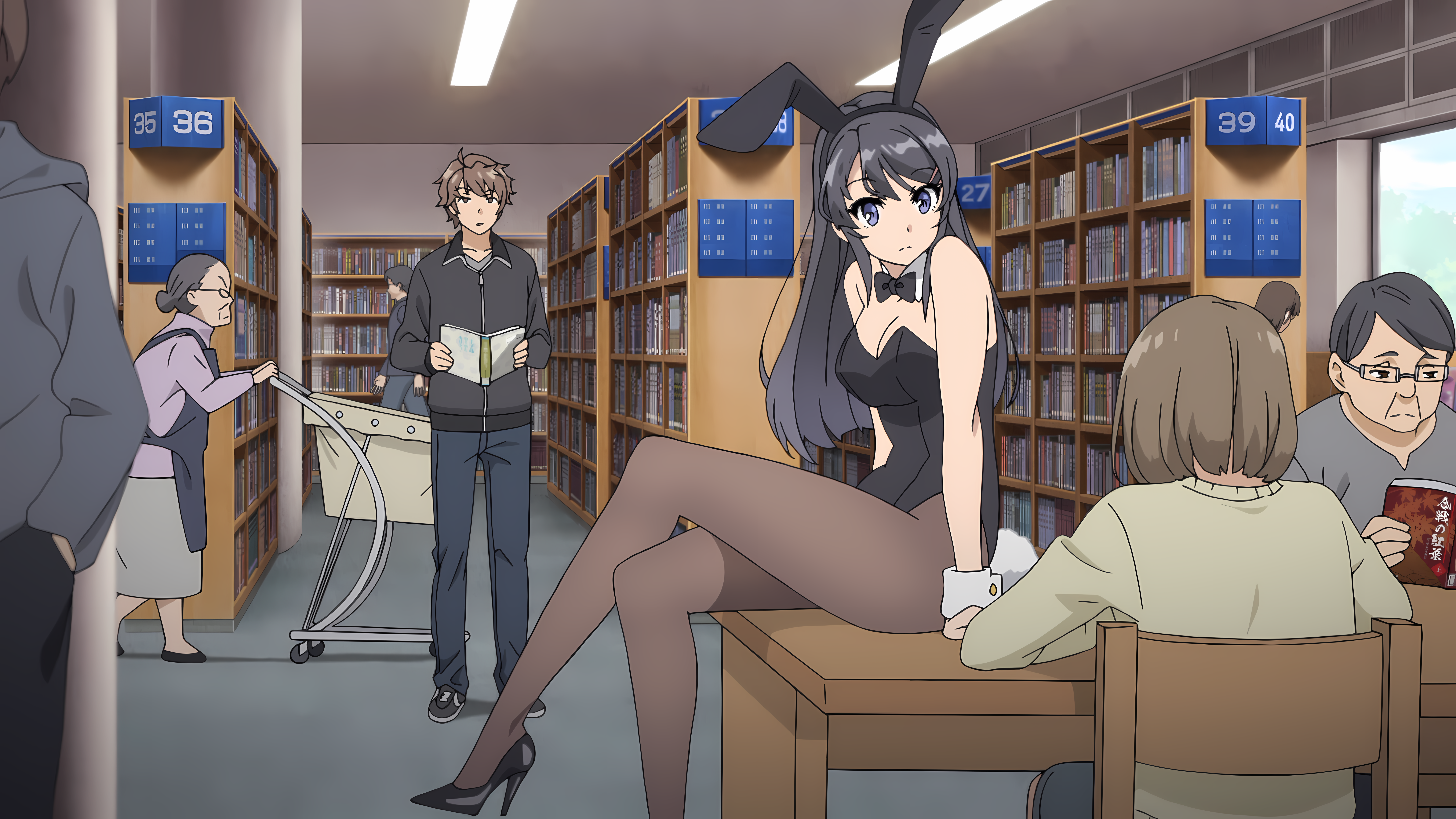 Seishun Buta Yarō wa Bunny Girl-senpai no Yume wo Minai anime screenshot HD Wallpaper