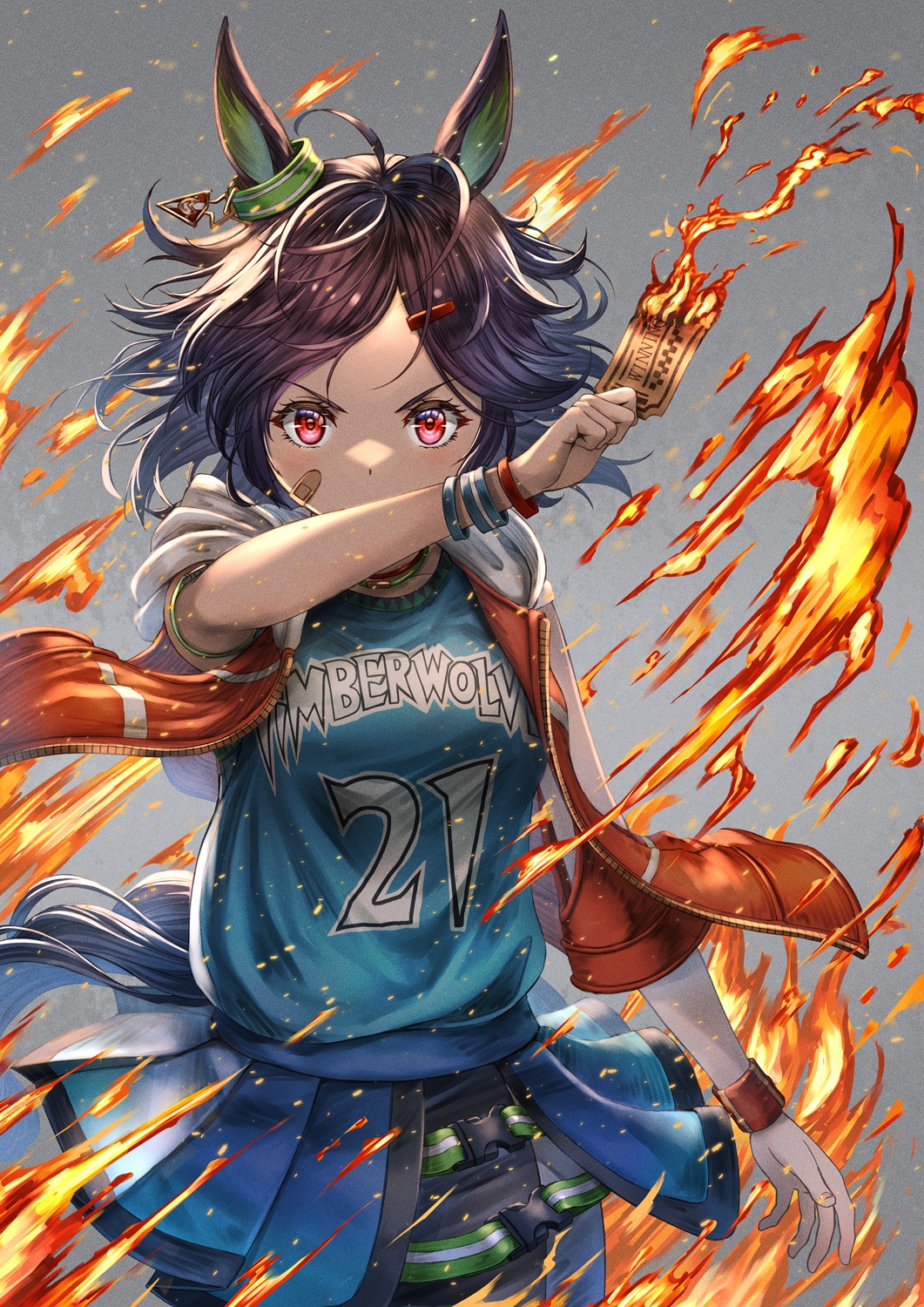 Uma Musume Pretty Derby: Horse Girl with Burning Ticket HD Phone Wallpaper