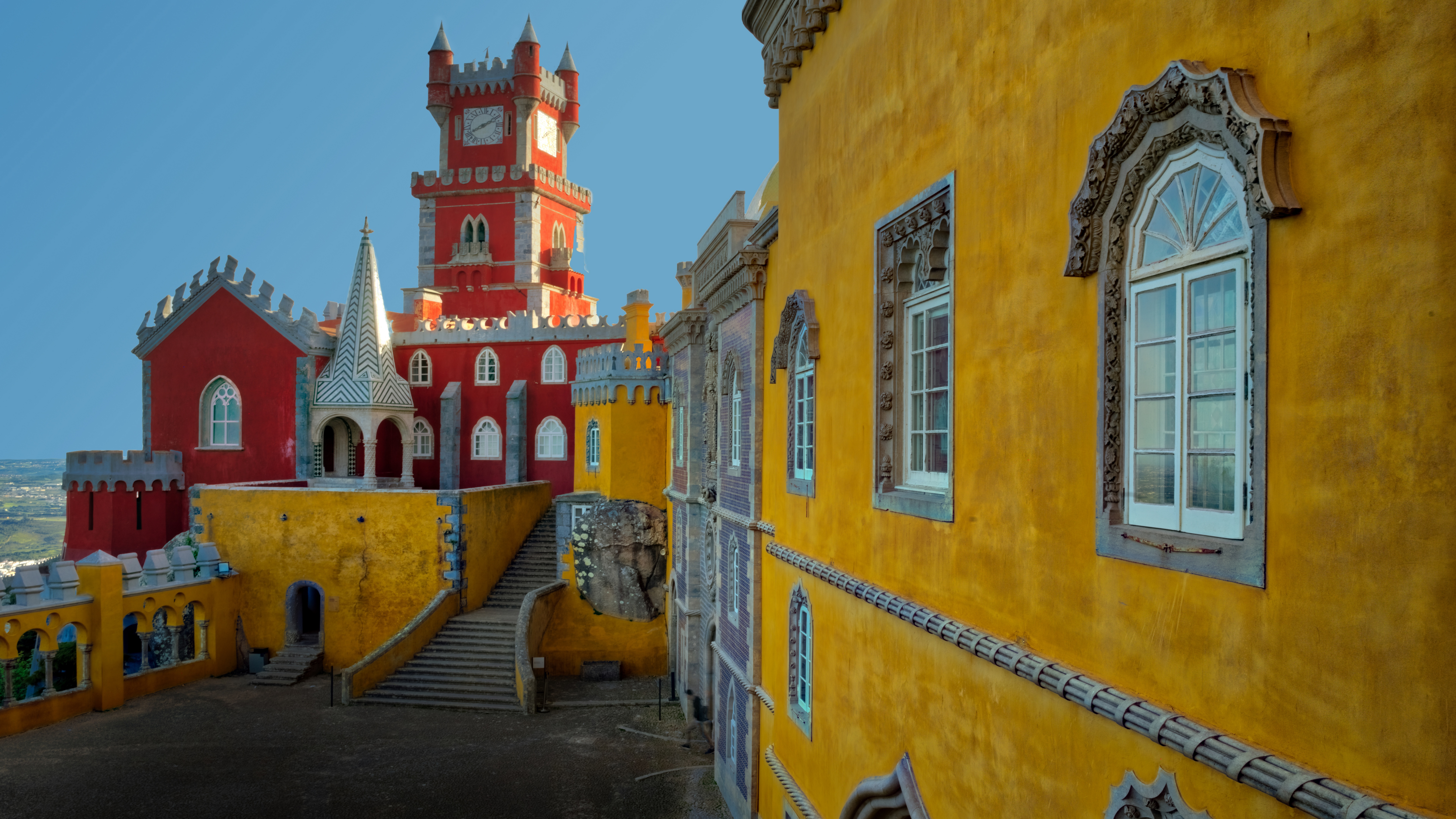 Palacio da Pena in Sintra, Portugal HD Wallpaper