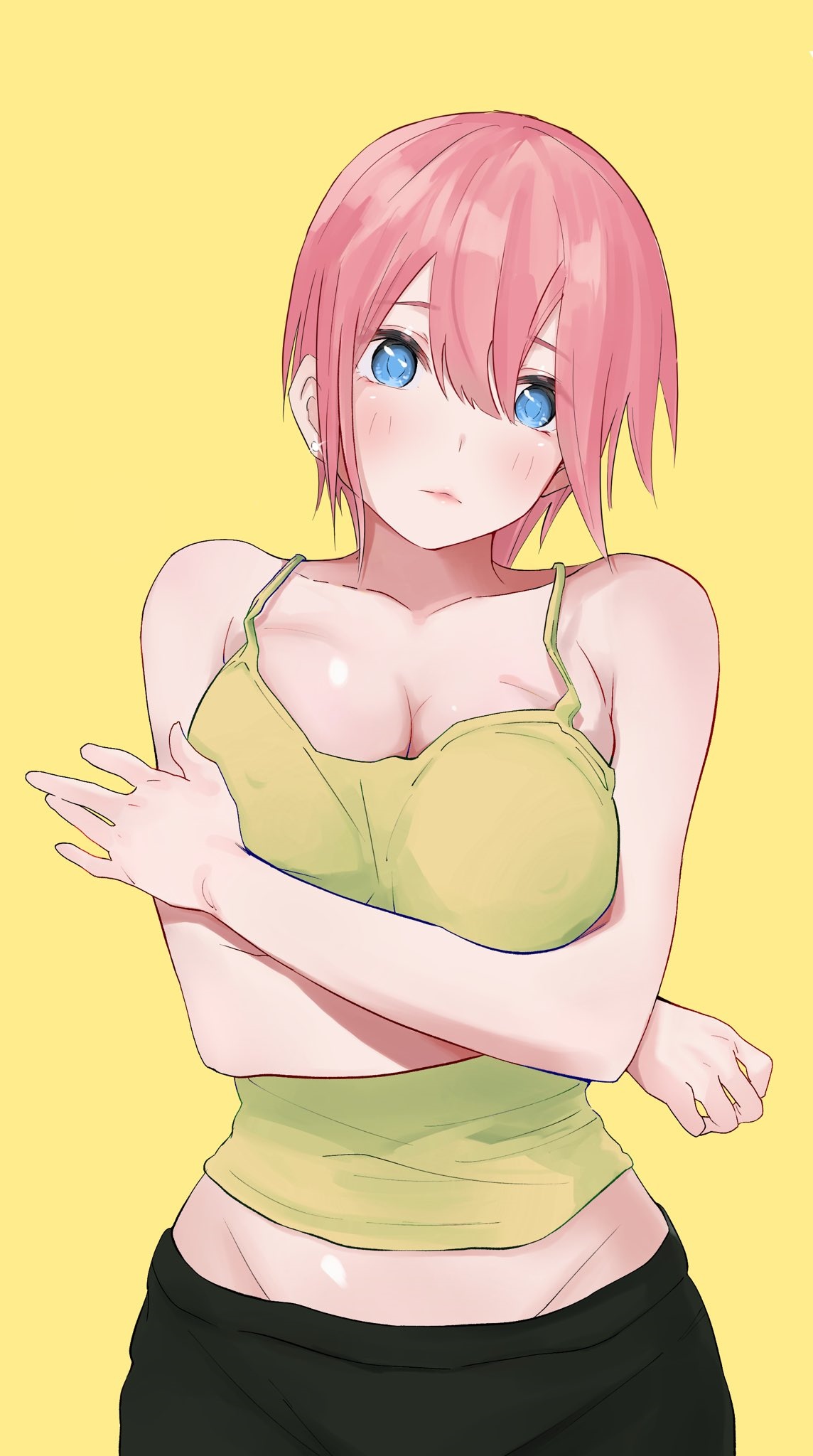 Nakano Ichika from 5-toubun no Hanayome fan art HD Phone Wallpaper