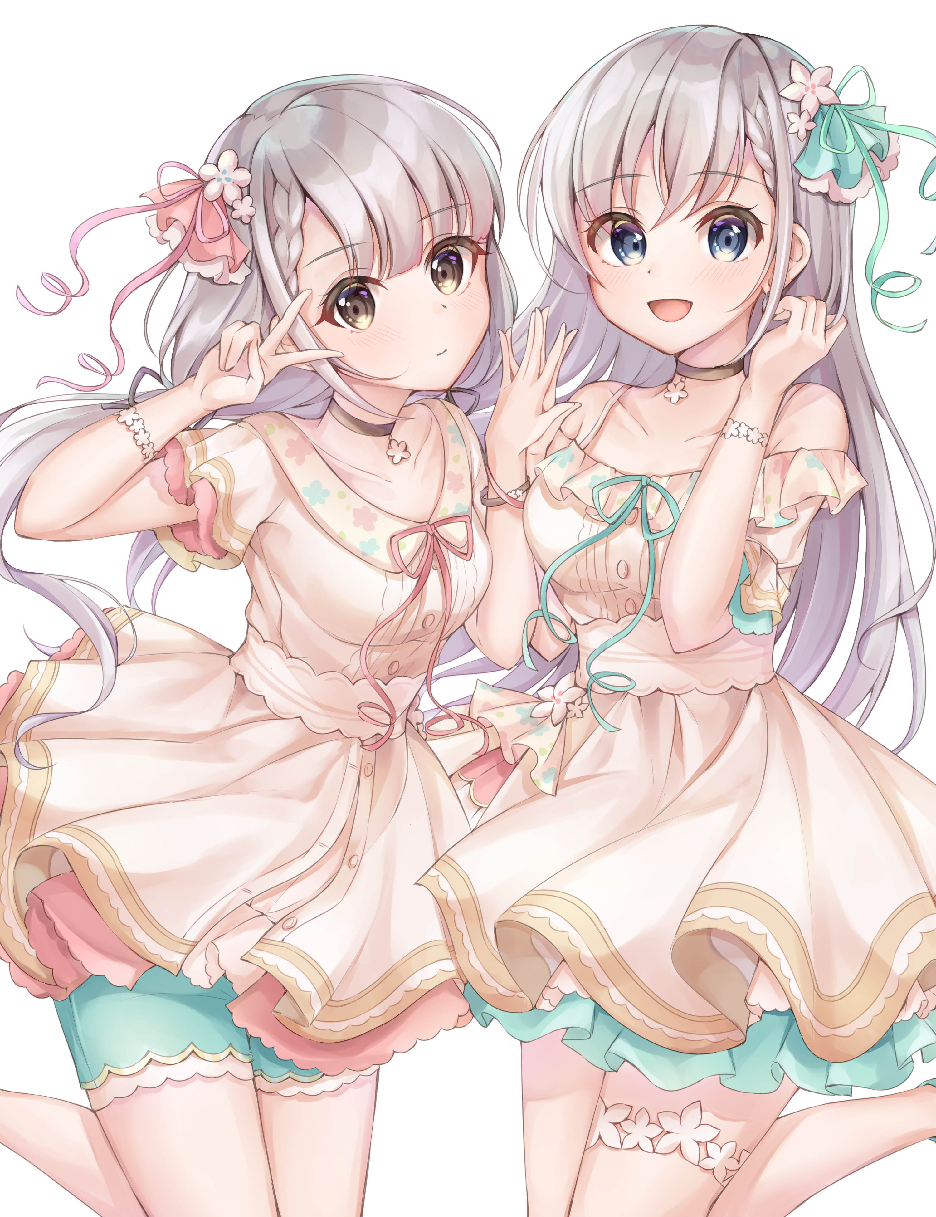 Hisakawa Nagi and Hisakawa Hayate from THE iDOLM@STER: Cinderella Girls HD Phone Wallpaper