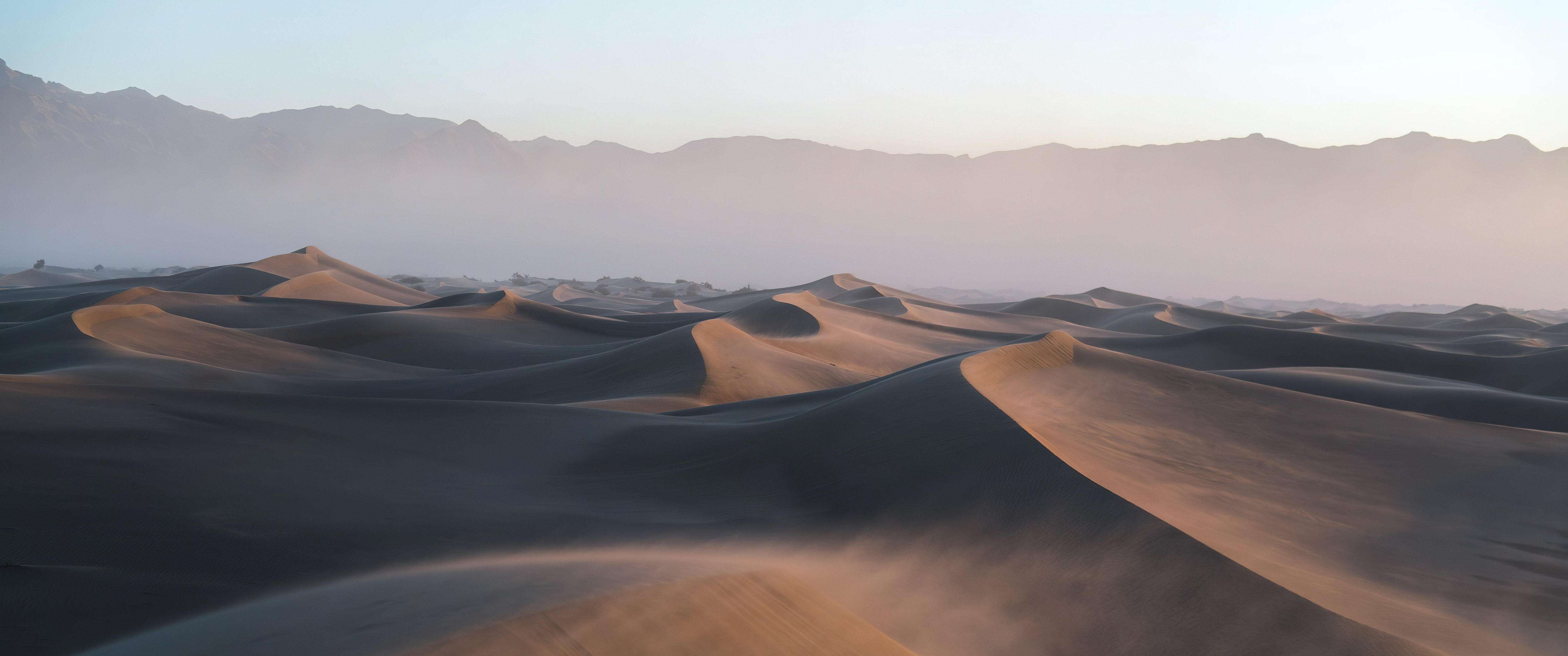 4K desert sand dunes landscape HD Wallpaper