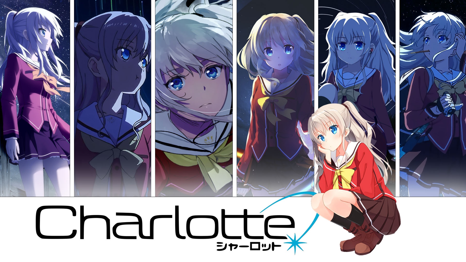 Charlotte Tomori Nao Anime Series HD Wallpaper