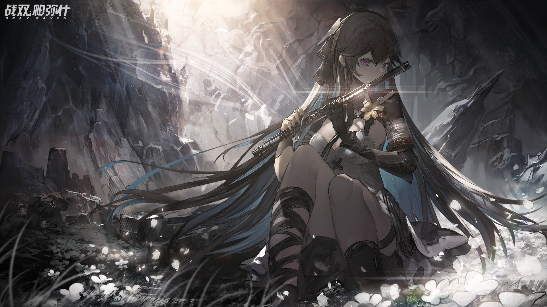 Punishing: Gray Raven anime game character with flute HD Wallpaper